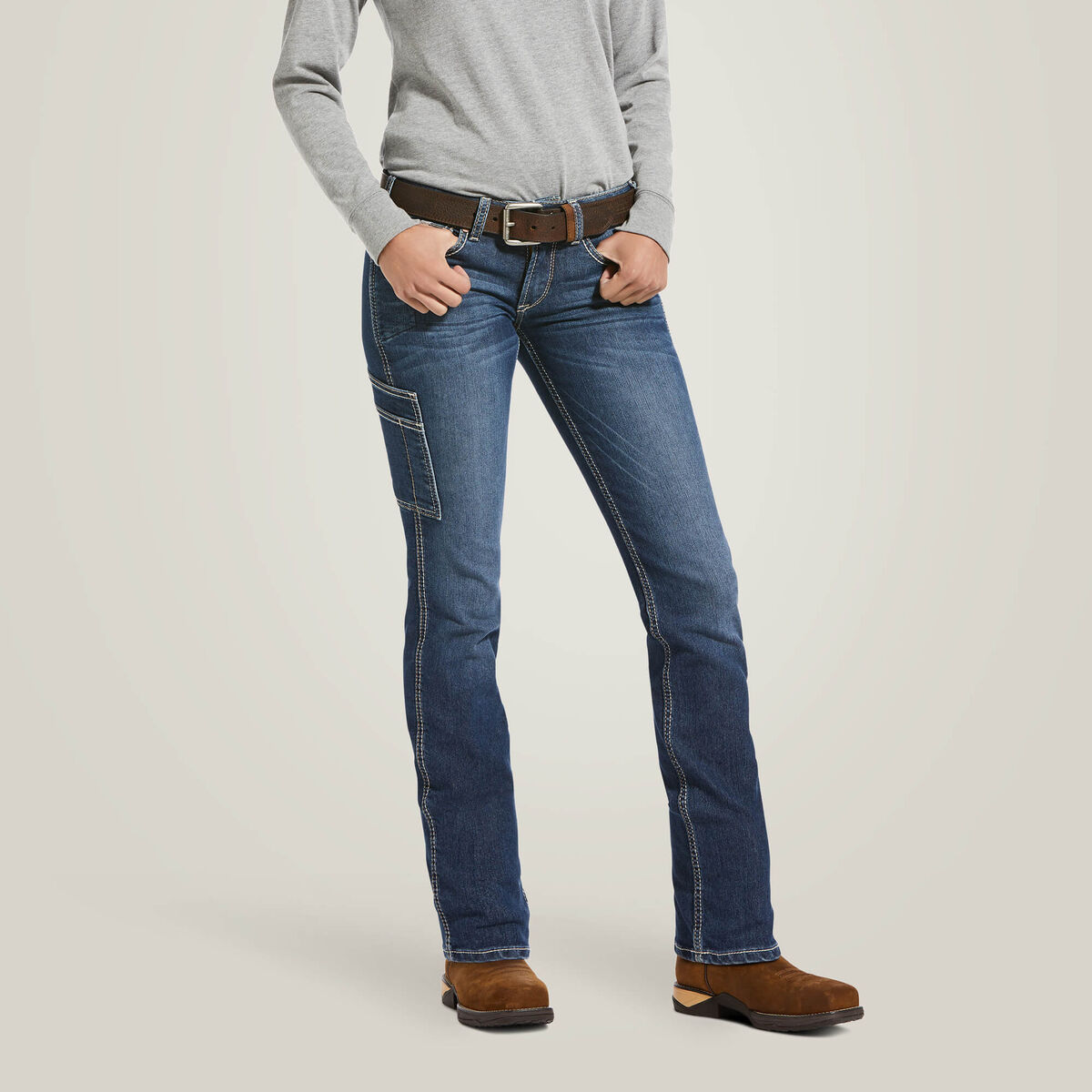 Rebar MR DuraStretch Riveter Straight Jean - Nightride