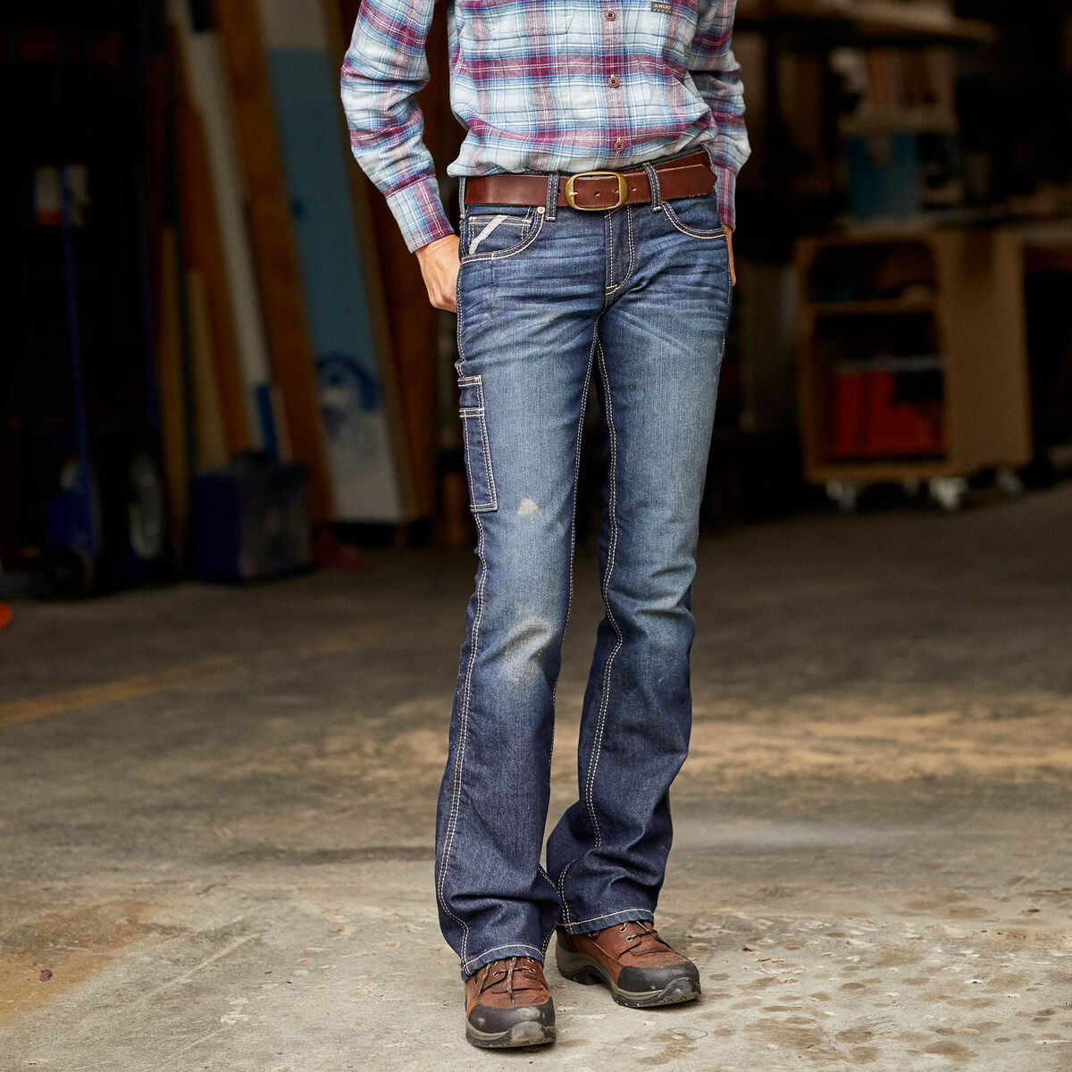 Rebar MR DuraStretch Riveter Straight Jean - Nightride