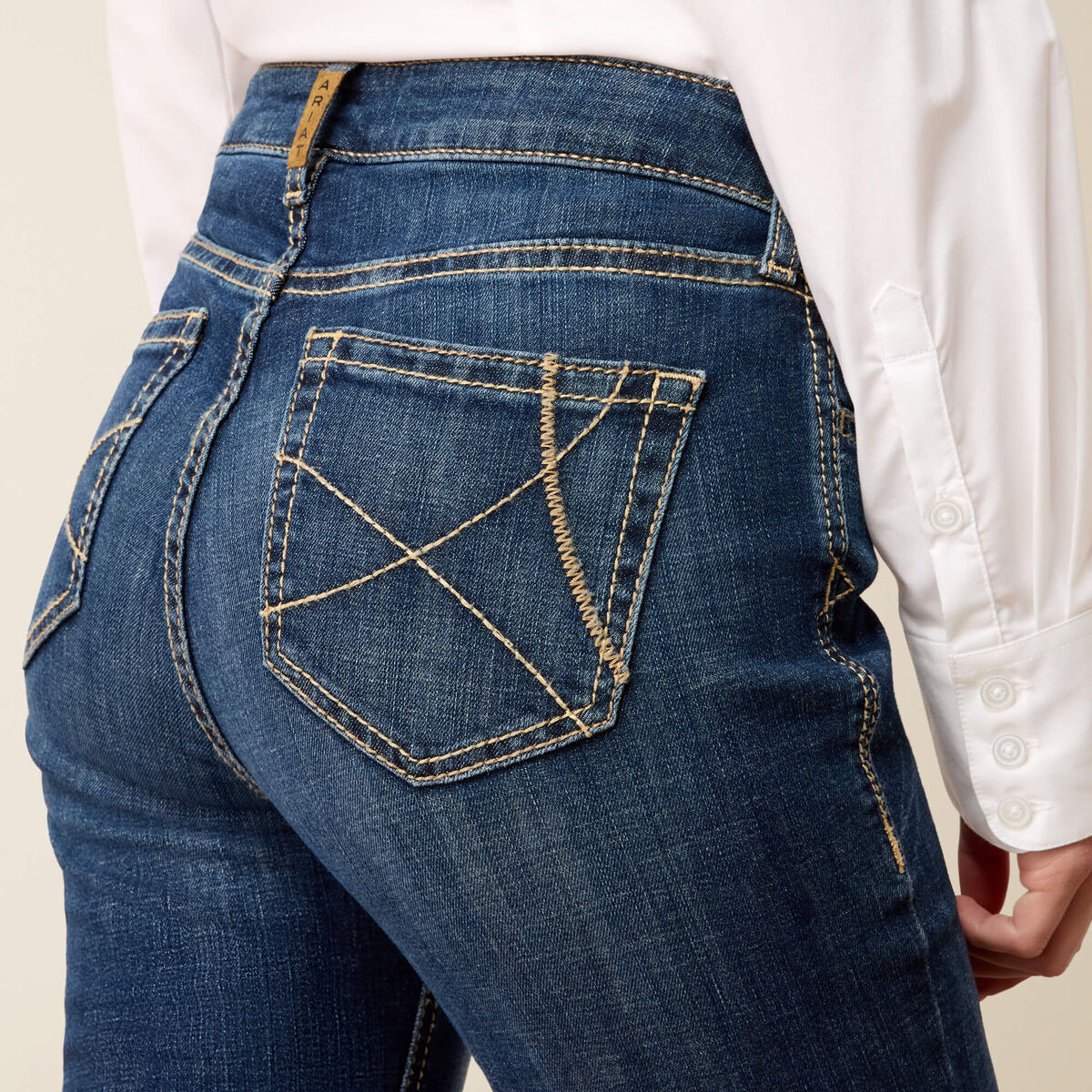 High Rise Ella Slim Trouser Jeans - Rascal