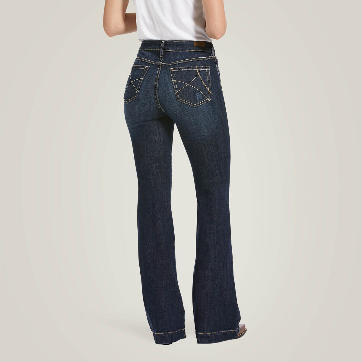 High Rise Ella Slim Trouser Jeans - Rascal