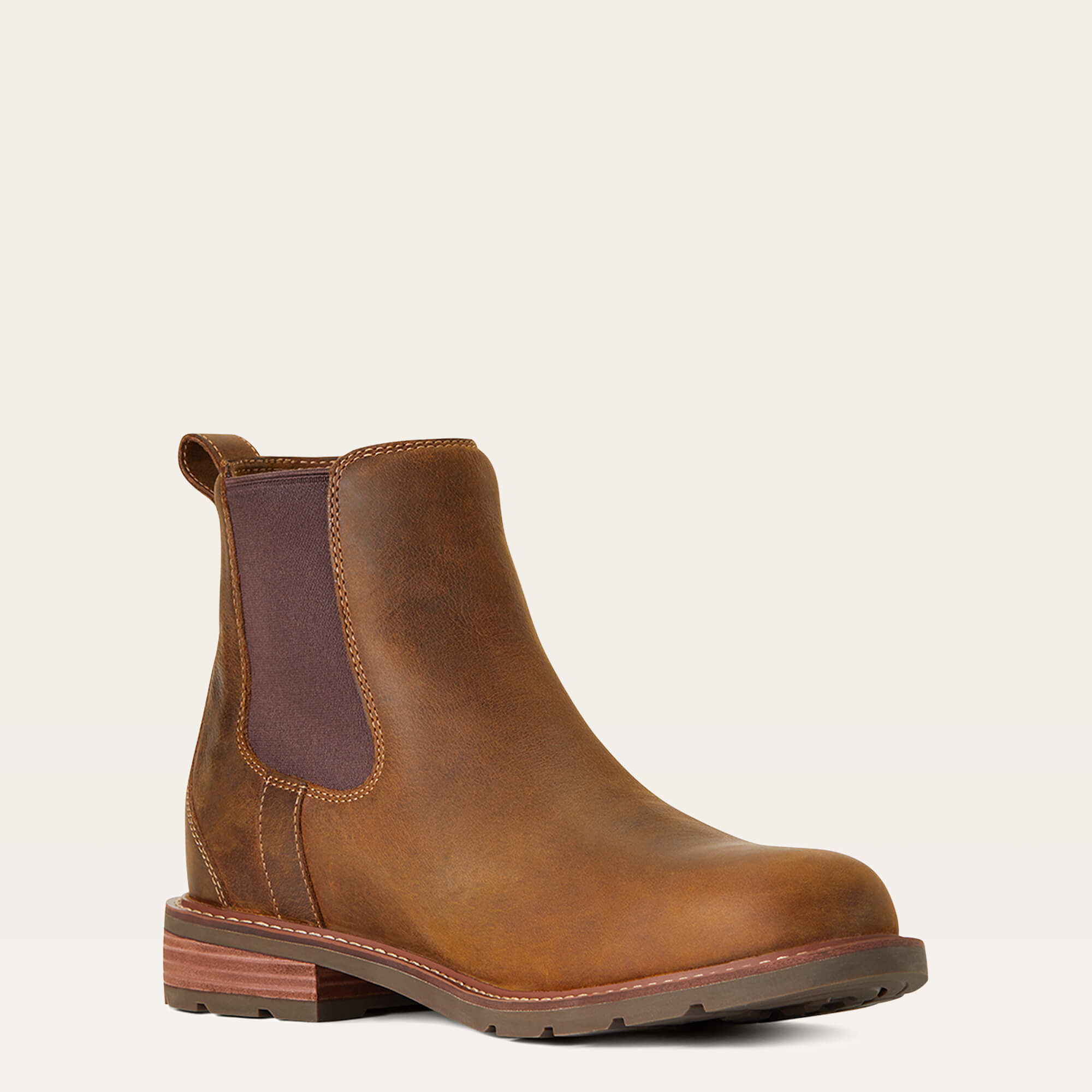 Wexford Waterproof Chelsea Boot Medial - WEATHERED BROWN