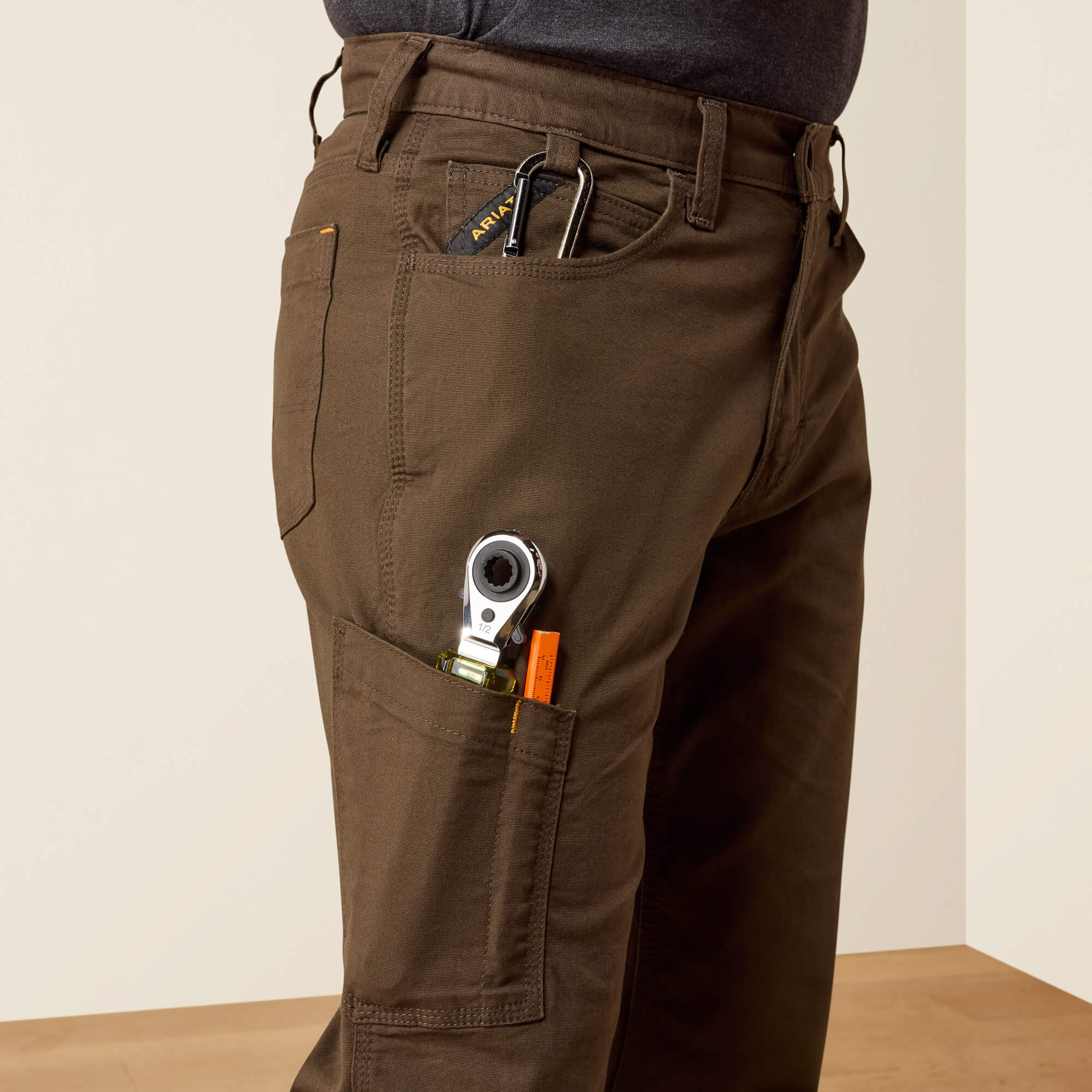 Rebar M4 Relaxed Made Tough DuraStretch Straight Leg Pants 02 - WREN