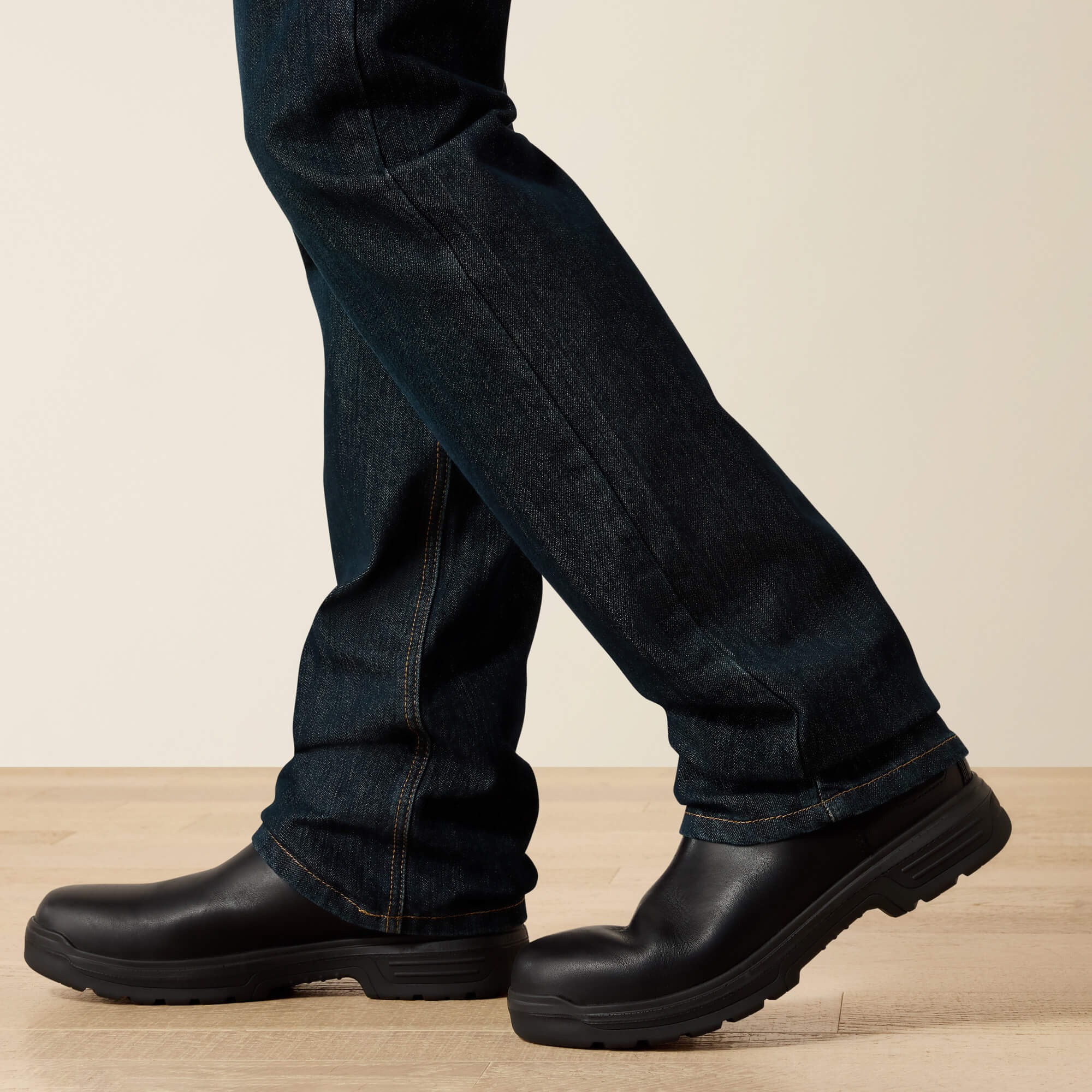Rebar M7 Slim DuraStretch Basic Stackable Straight Leg Jean 03 - BLACKSTONE