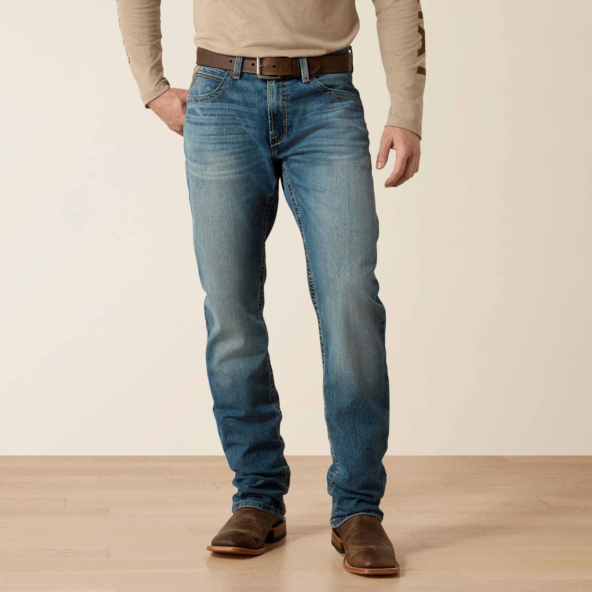 M4 Relaxed Stockton Straight Leg Jean Front - KENTUCKY