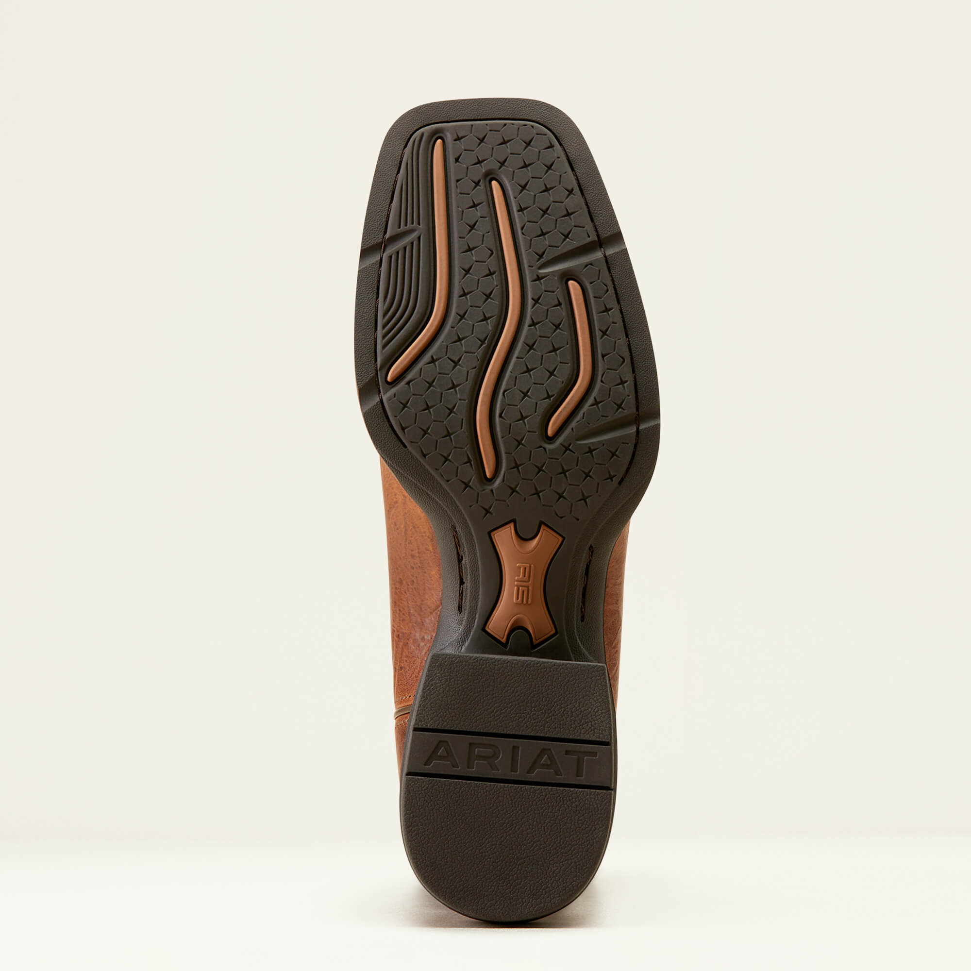 Sport Western Wide Square Toe Cowboy Boot Sole - PEANUT BUTTER/CHAGA BROWN