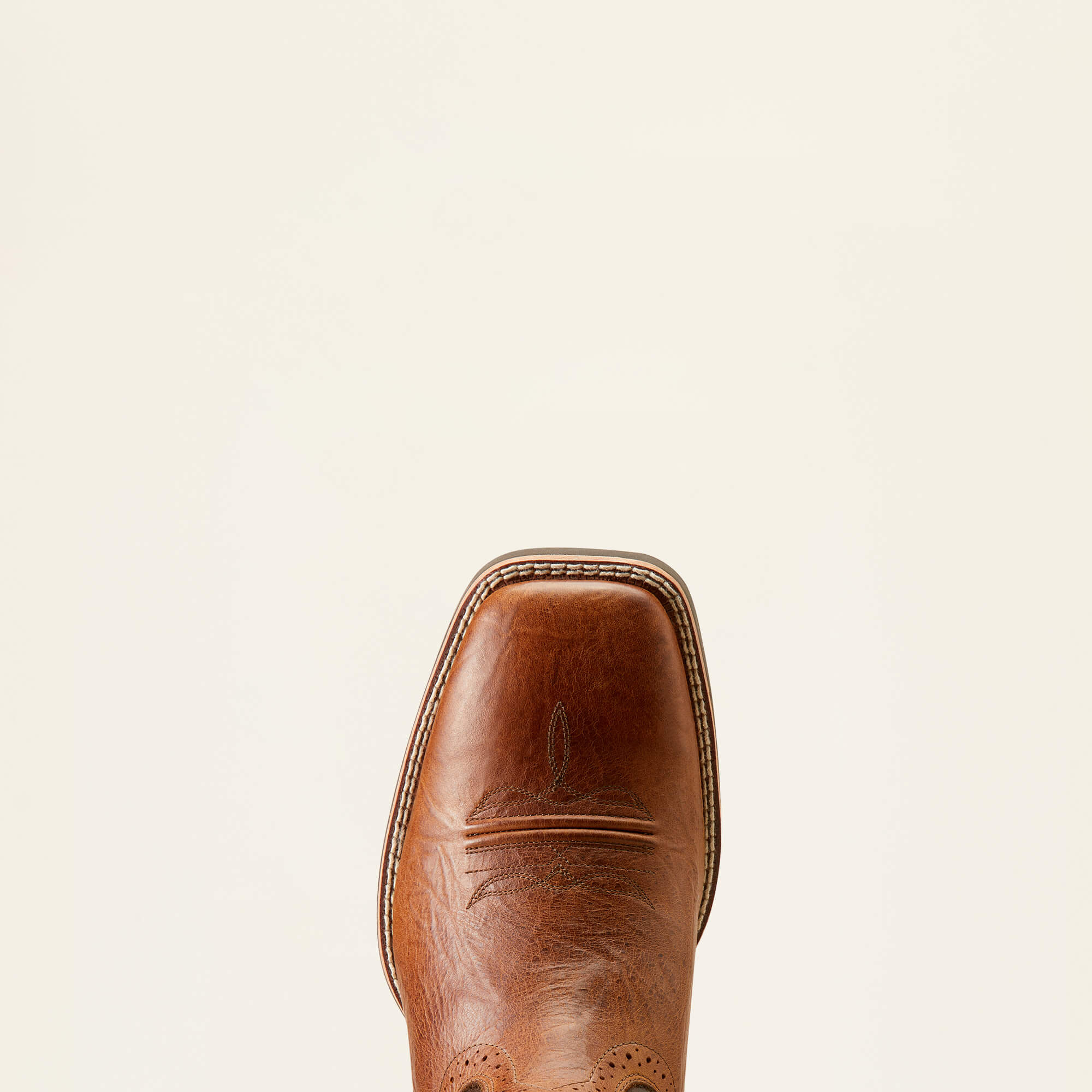 Sport Western Wide Square Toe Cowboy Boot Toe - PEANUT BUTTER/CHAGA BROWN