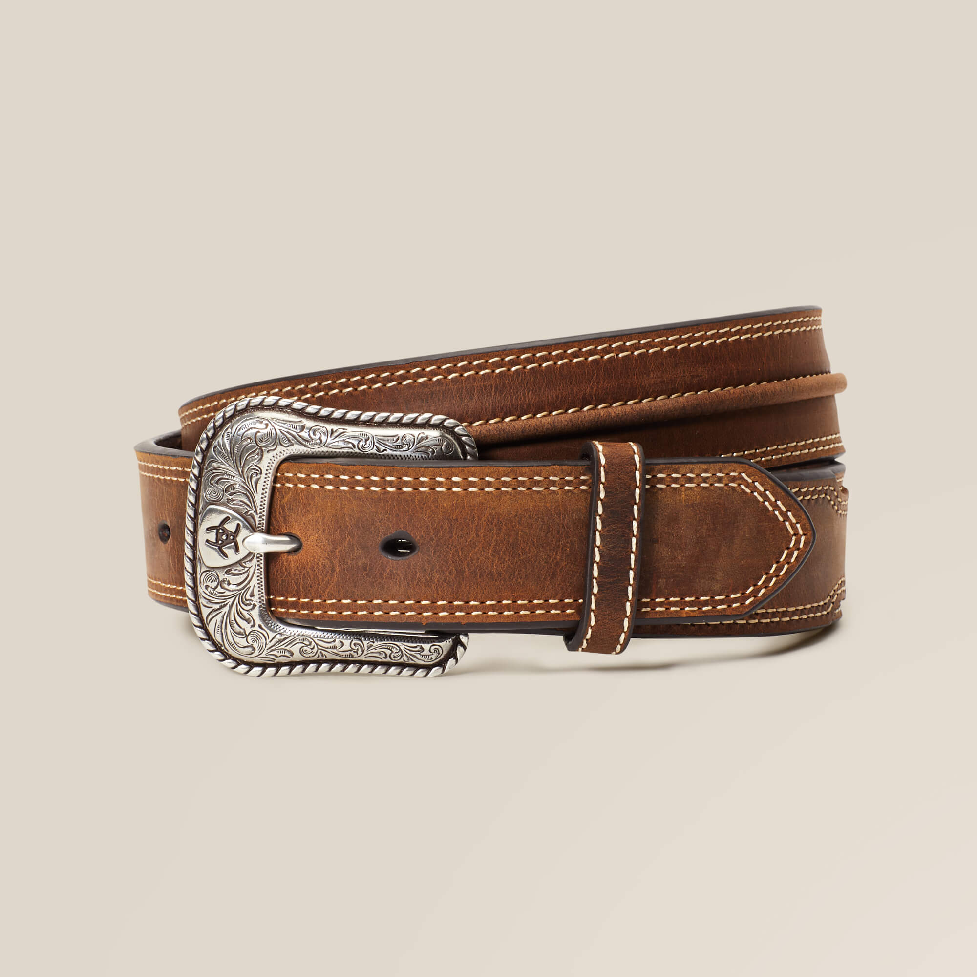 Center Ridge Tan Belt Front - TAN