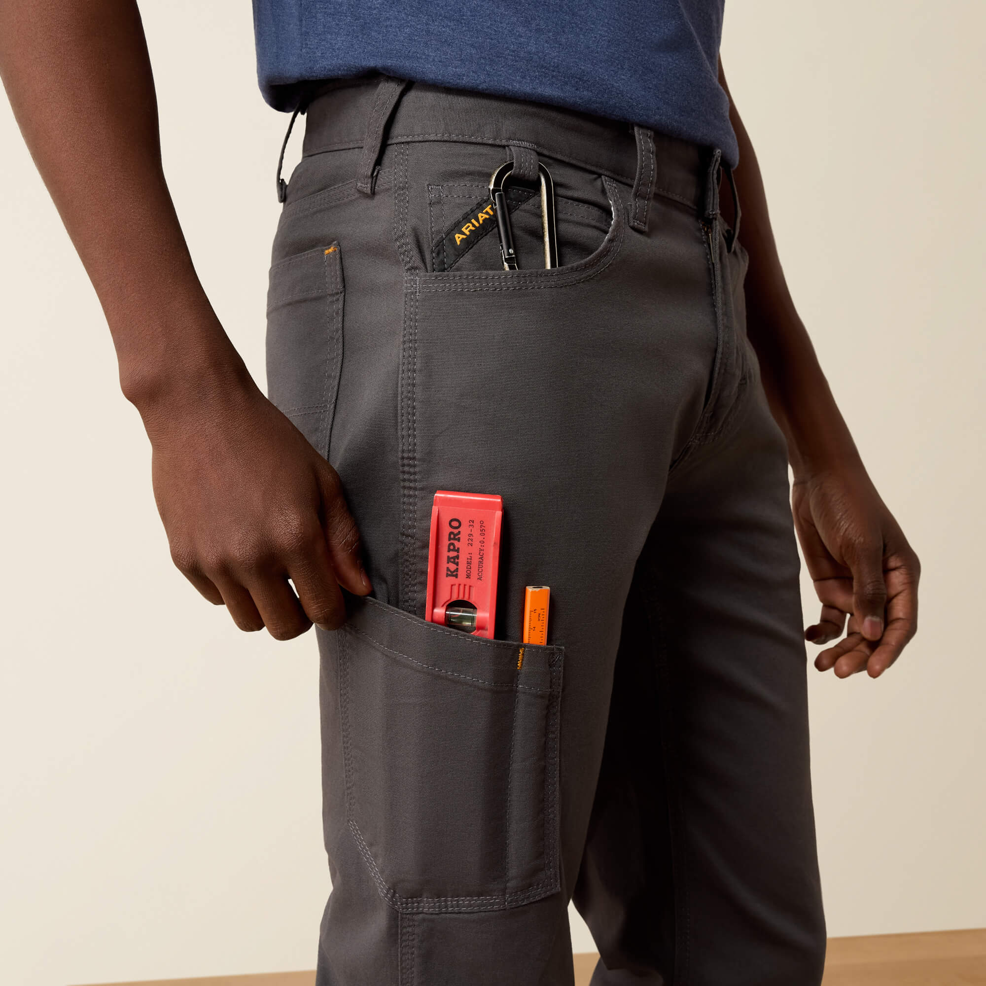 Rebar M7 DuraStretch Made Tough Straight Pant 02 - REBAR GREY