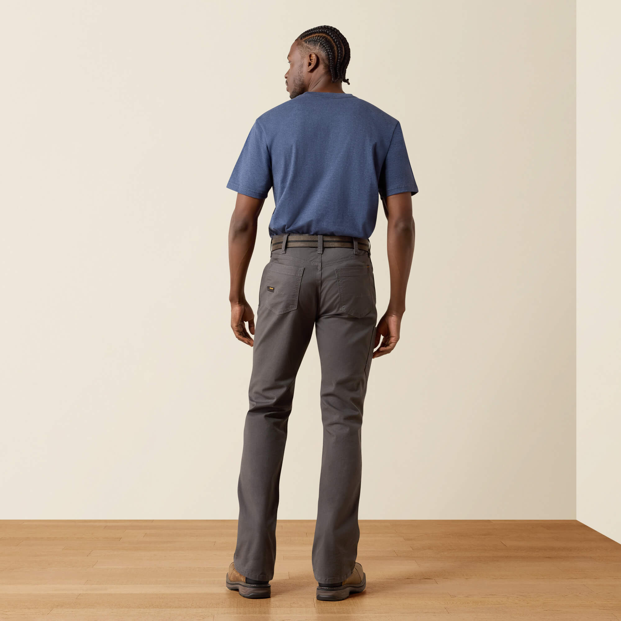 Rebar M7 DuraStretch Made Tough Straight Pant Back - REBAR GREY