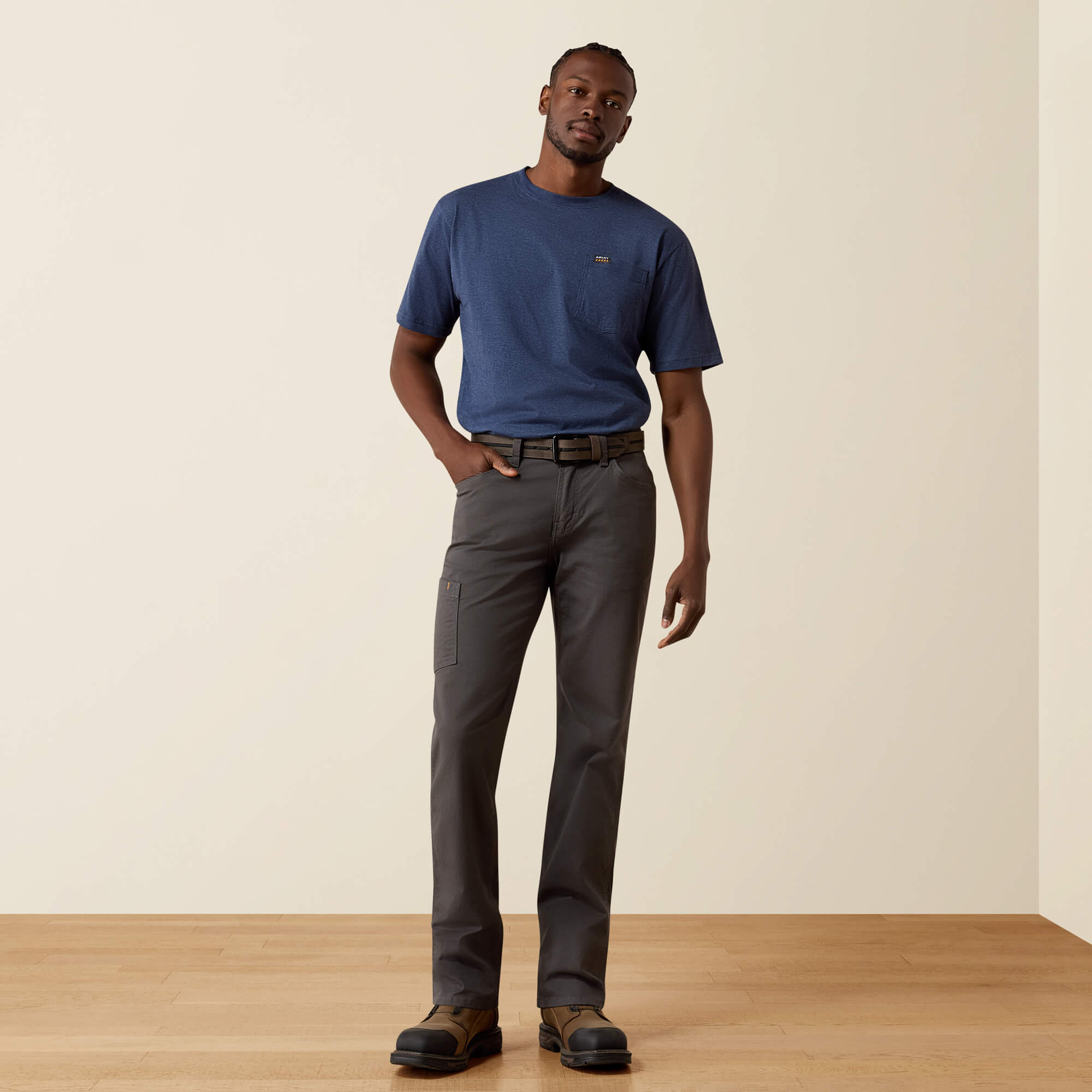 Rebar M7 DuraStretch Made Tough Straight Pant Full - REBAR GREY
