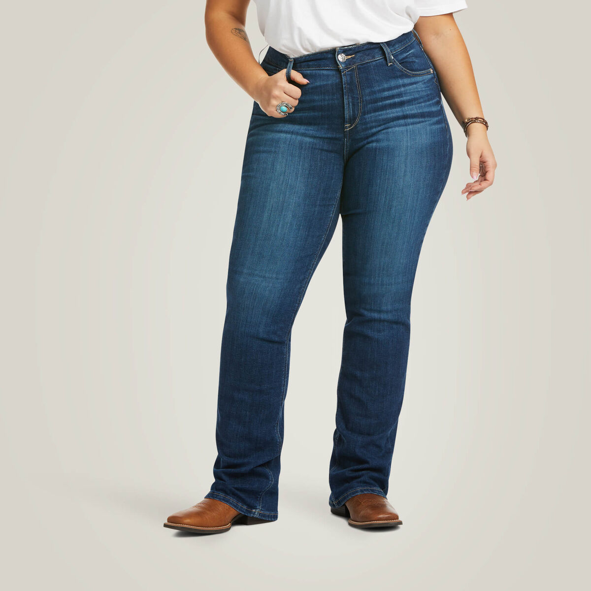 Perfect Rise Abby Straight Leg Jean - Mackenzie
