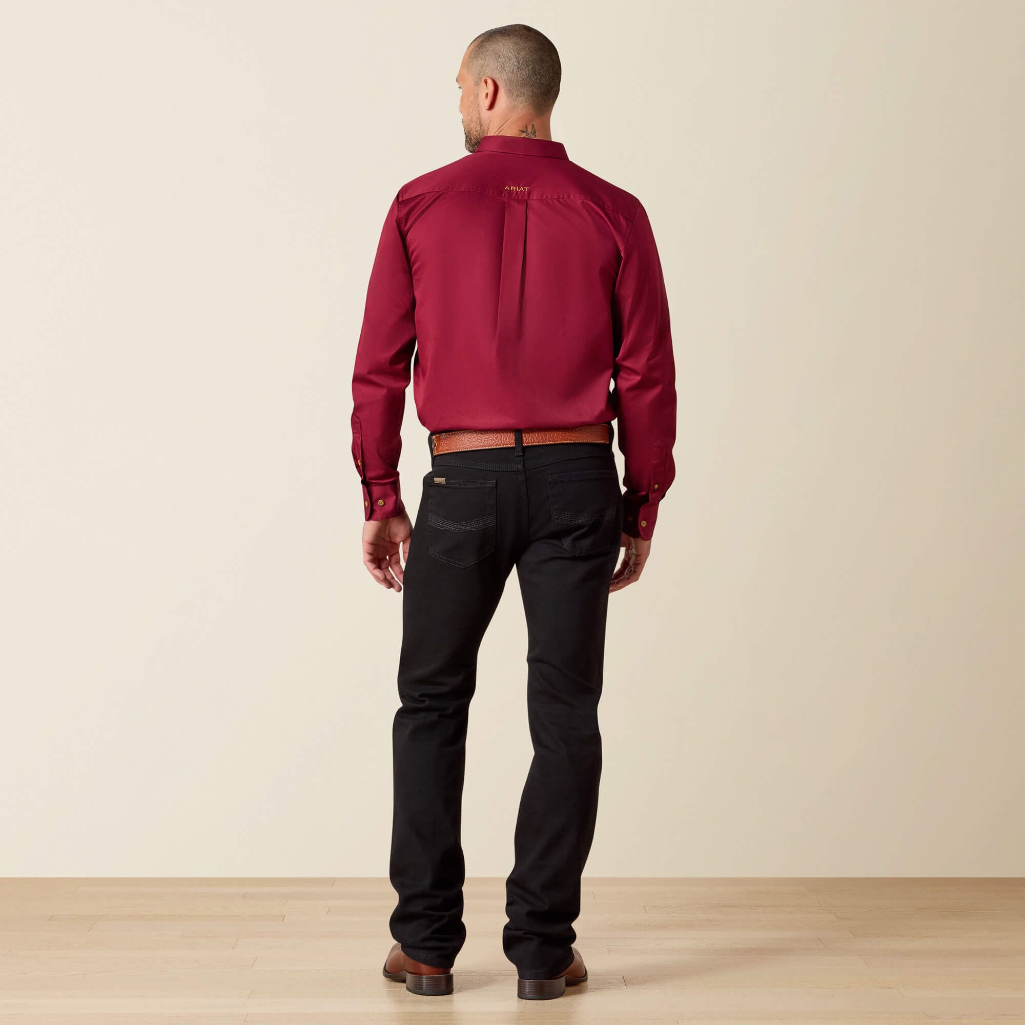 M7 Slim Legacy Straight Jean Back - BLACK