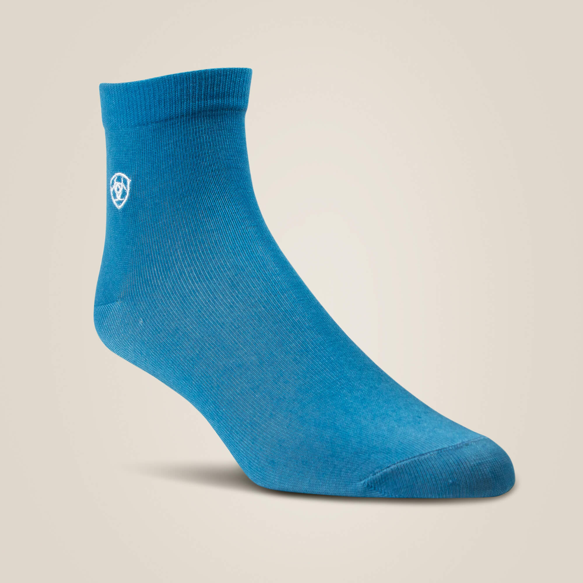 Wild Thing Ankle Sock 2 Pair Multi Color Pack 03 - LEOPARD PRINT/SKY BLUE