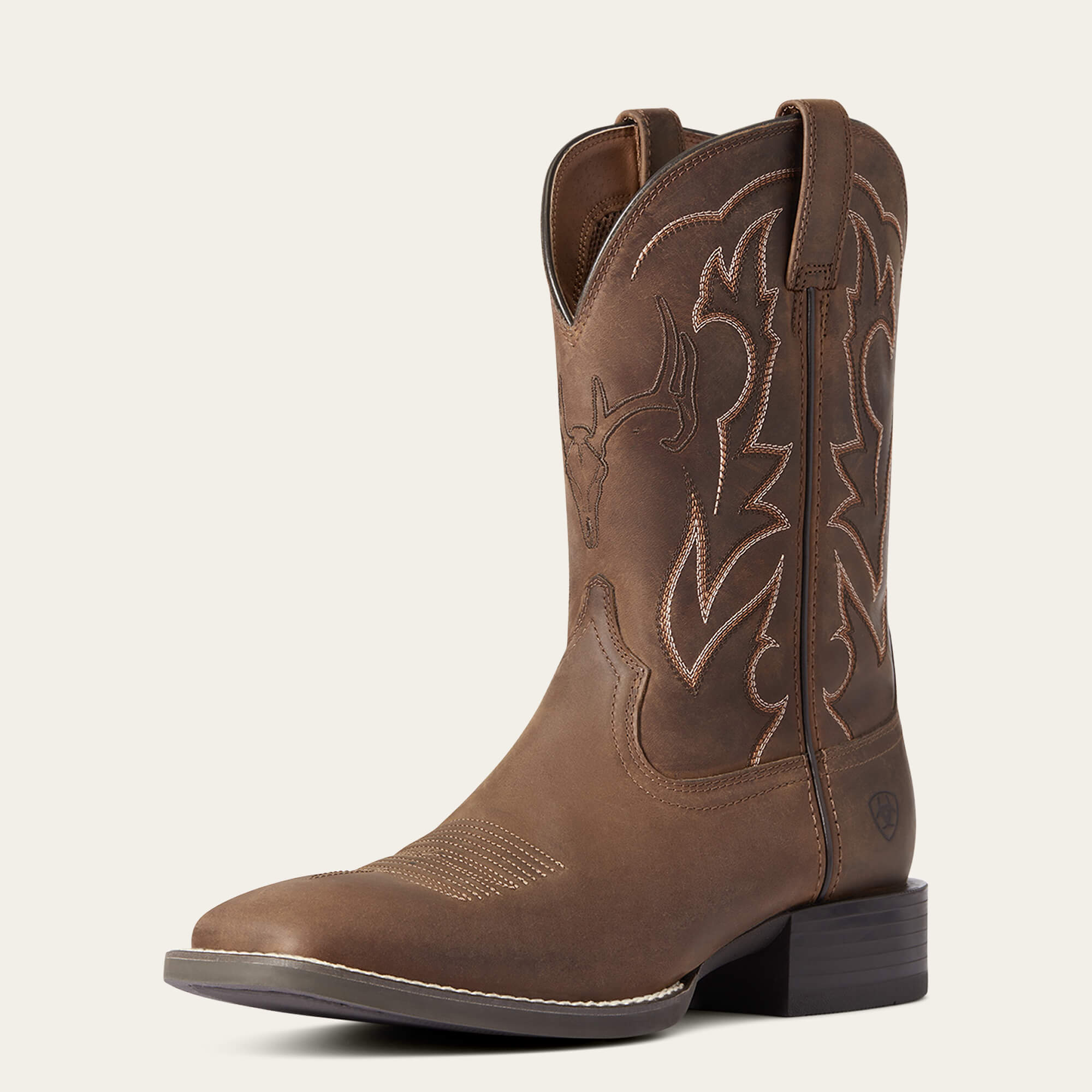 Sport Outdoor Cowboy Boot 3-4 Front - DISTRESSED BROWN