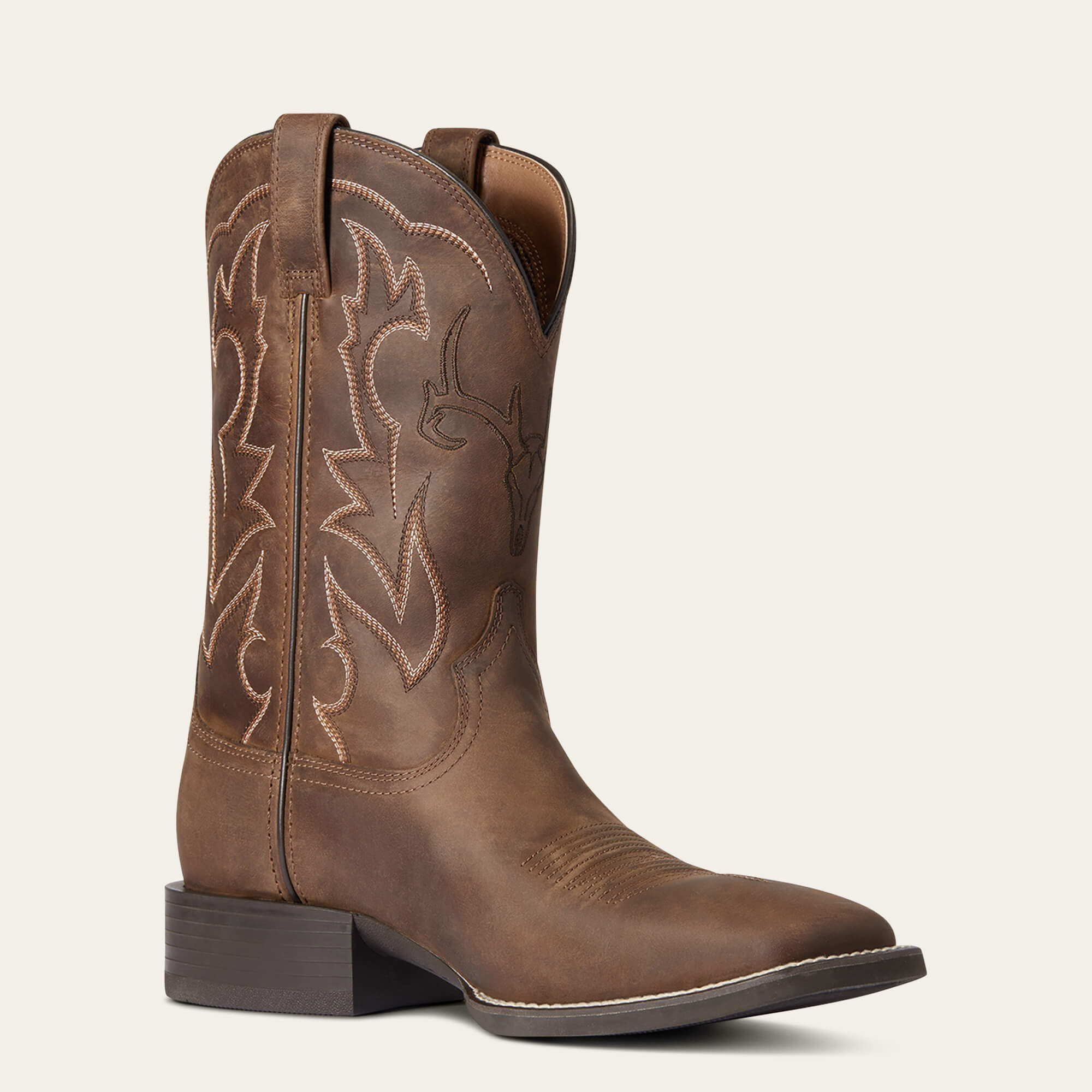 Sport Outdoor Cowboy Boot Medial - DISTRESSED BROWN