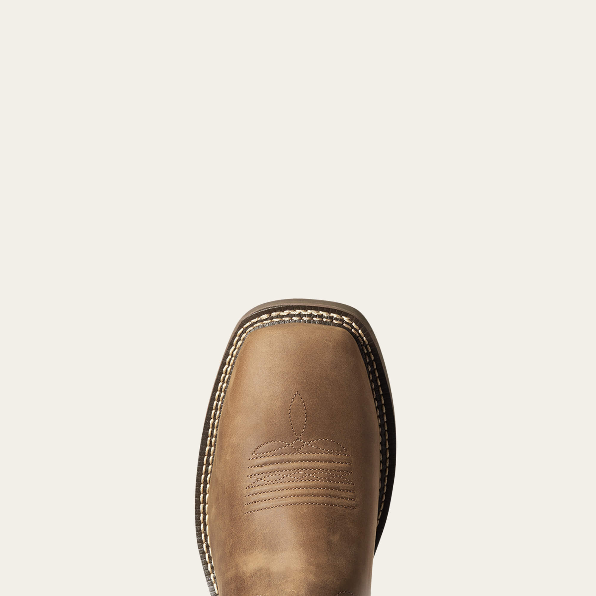 Hybrid Patriot Waterproof Western Boot Toe - DISTRESSED BROWN