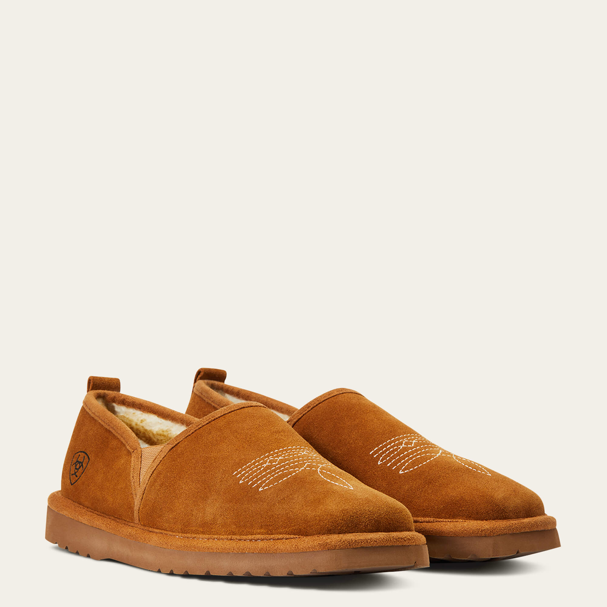 Lasso Square Toe Slipper Medial - CHESTNUT