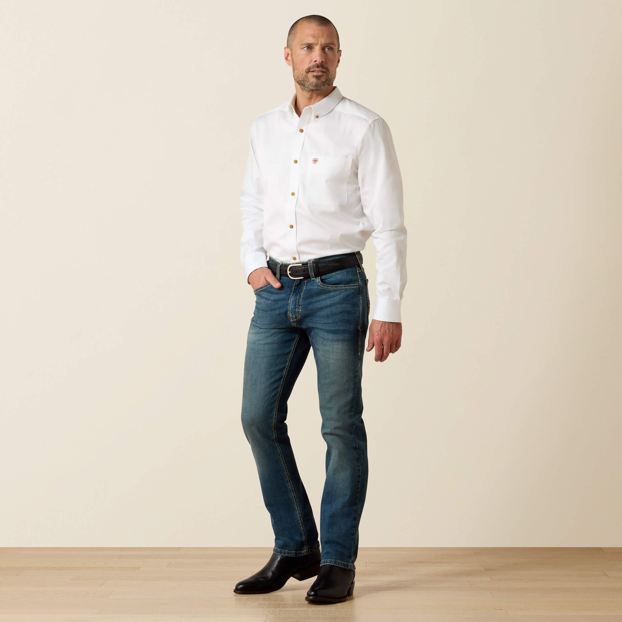 M8 Modern Sebastian Slim Straight Leg Jeans Full - GRAFTON