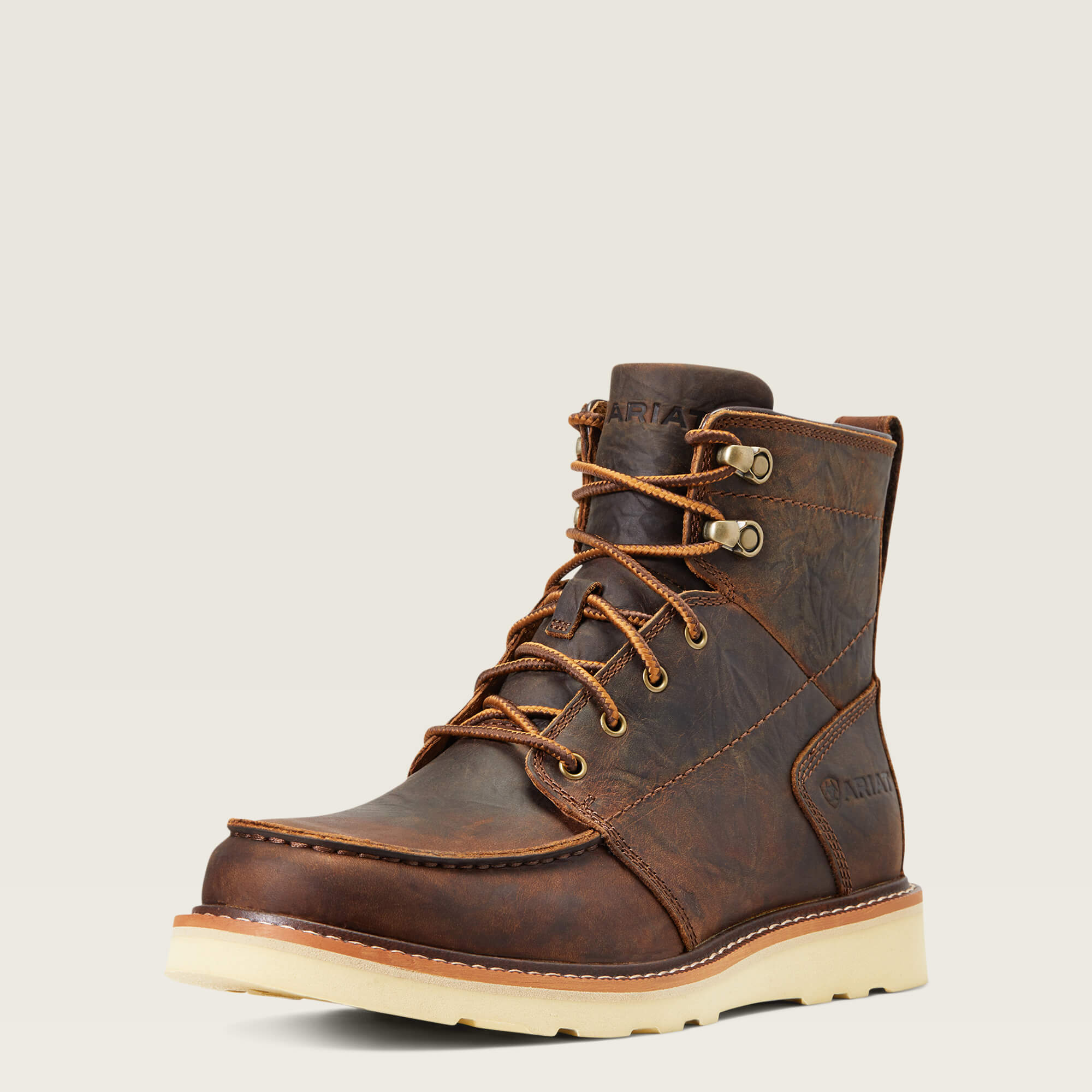 Recon Lace Boot 3-4 Front - BARN BROWN
