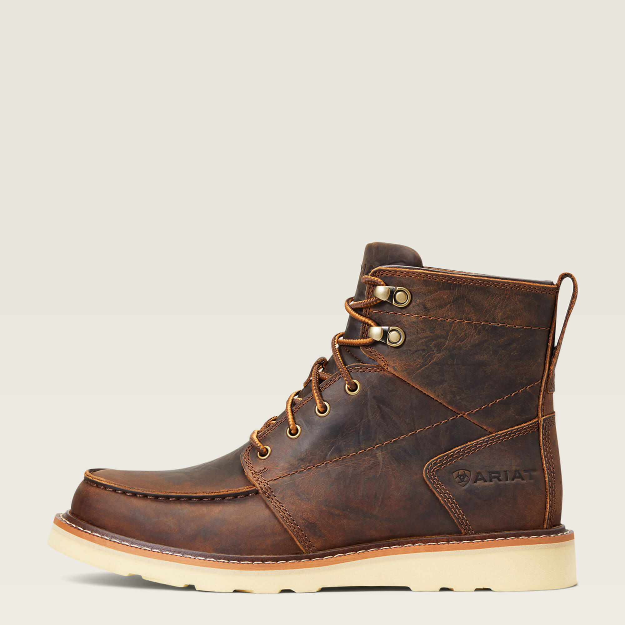 Recon Lace Boot Side - BARN BROWN