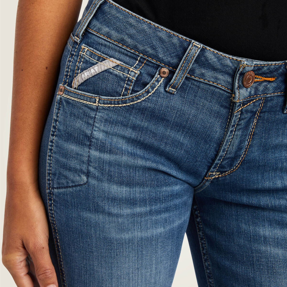 Rebar PR DuraStretch Riveter Boot Cut Jean - Malibu