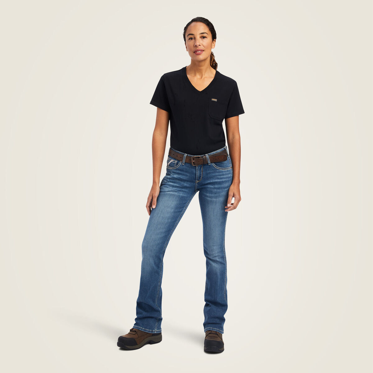 Rebar PR DuraStretch Riveter Boot Cut Jean - Malibu