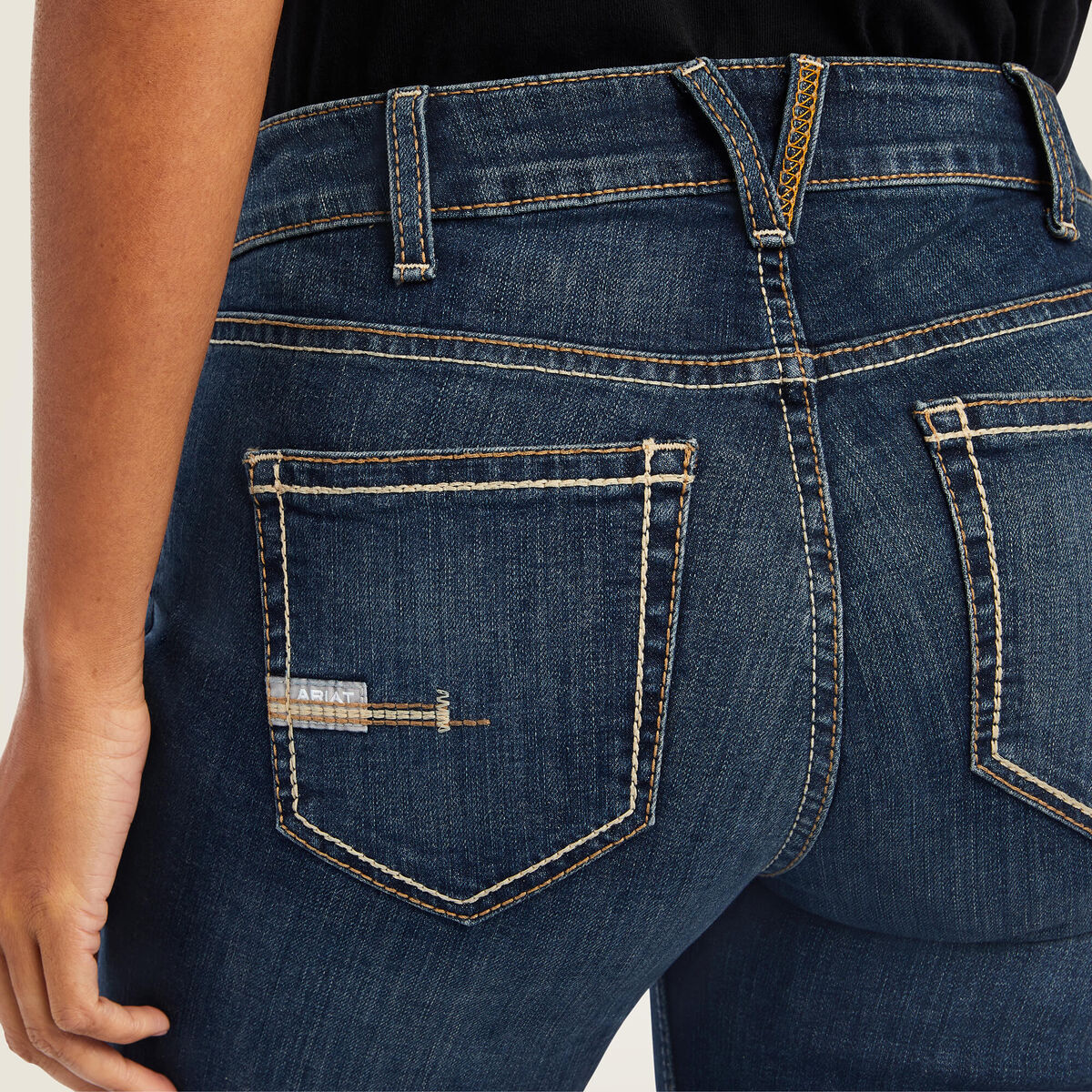 Rebar Perfect Rise Riveter DuraStretch Straight Leg Jeans - Atlanta