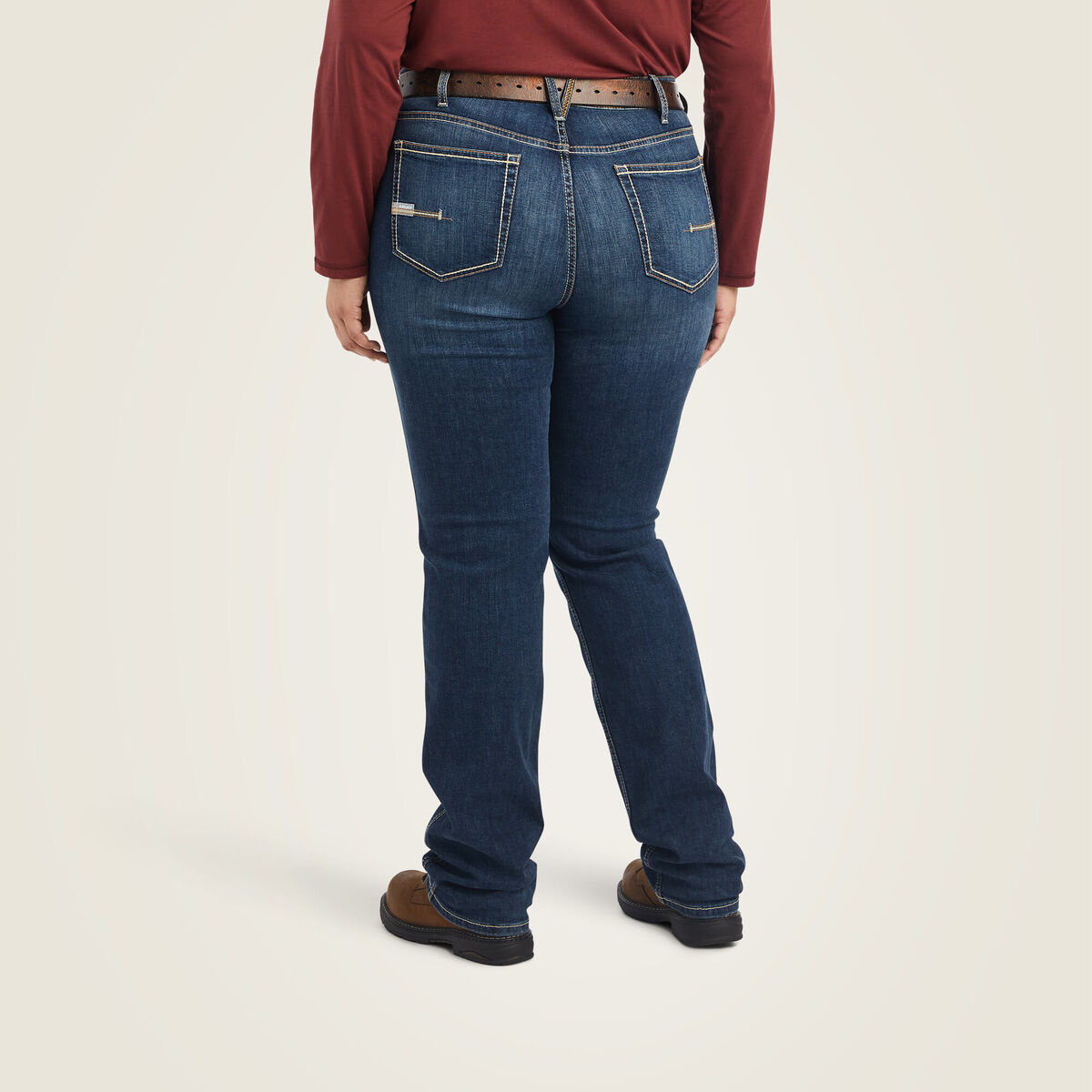 Rebar Perfect Rise Riveter DuraStretch Straight Leg Jeans - Atlanta
