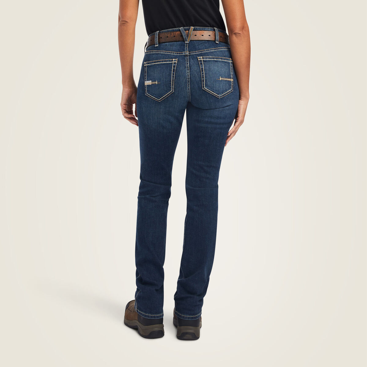 Rebar Perfect Rise Riveter DuraStretch Straight Leg Jeans - Atlanta