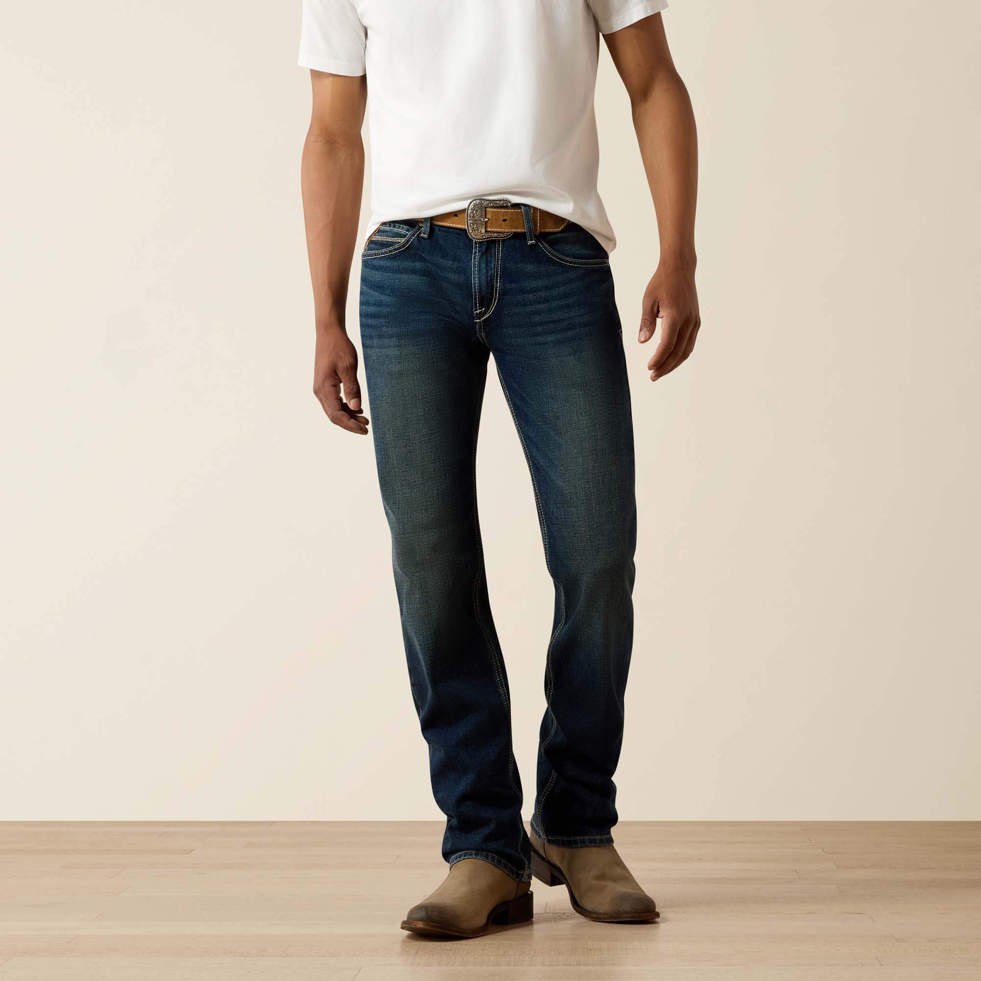 M7 Slim Toro Straight Jean Front - DRAKE