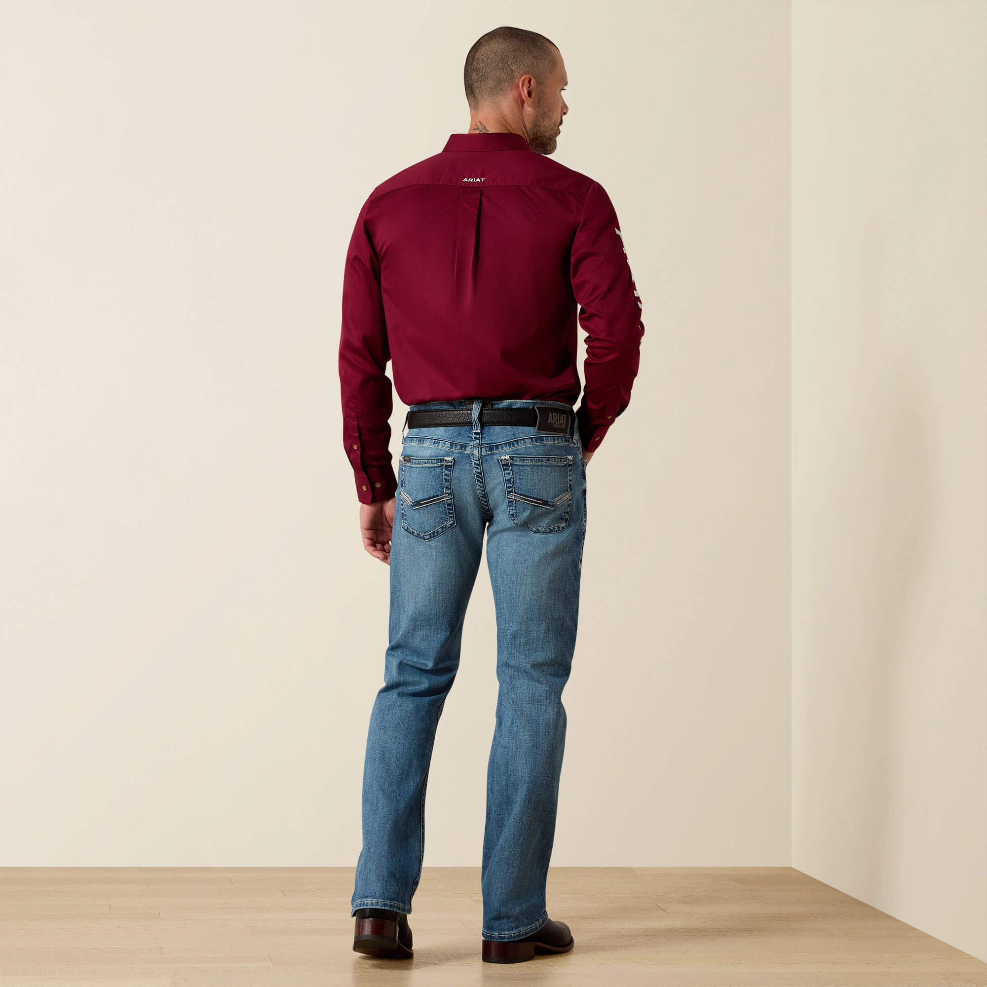 M7 Slim Wessley Straight Jean Back - GAVIOTA