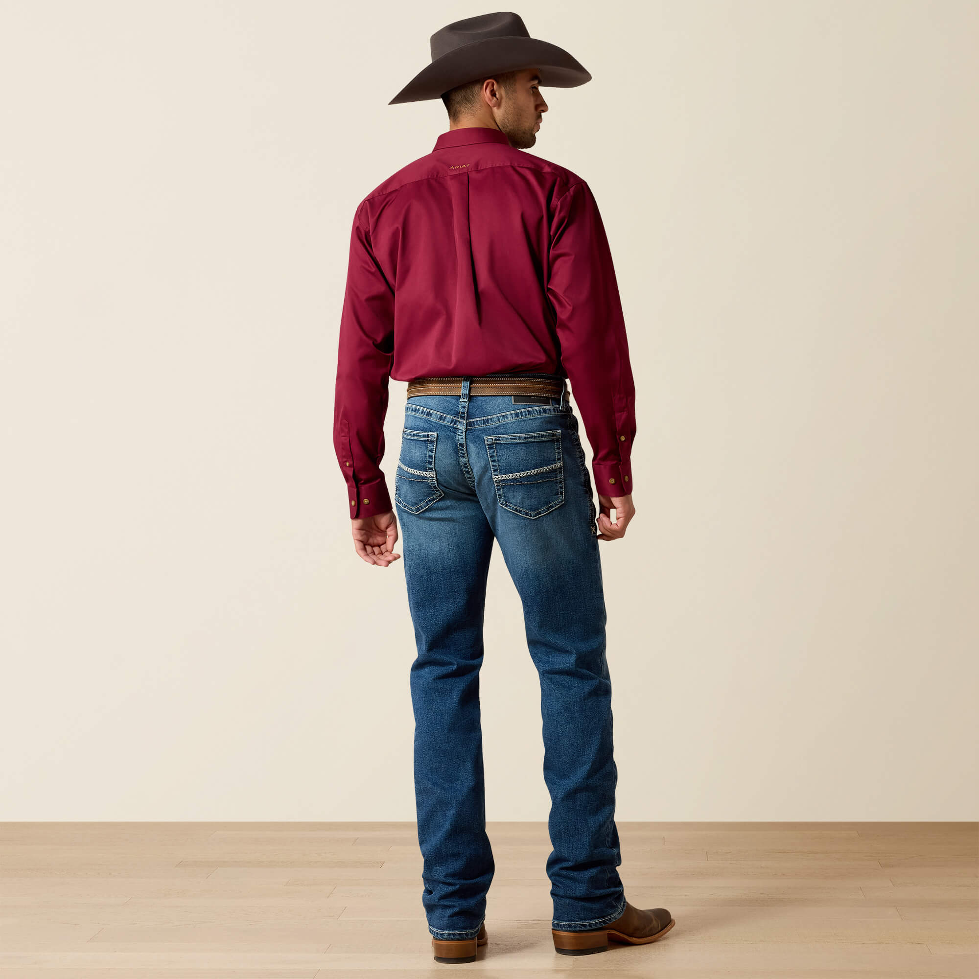 M4 Relaxed Hugo Boot Cut Jean Back - BANNOCK