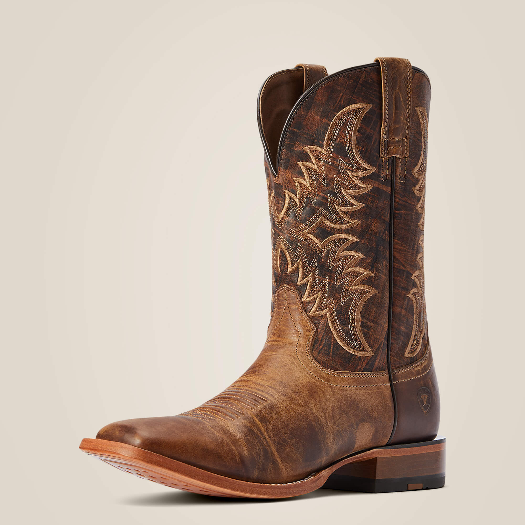 Point Ryder Western Boot 3-4 Front - DRY CREEK TAN