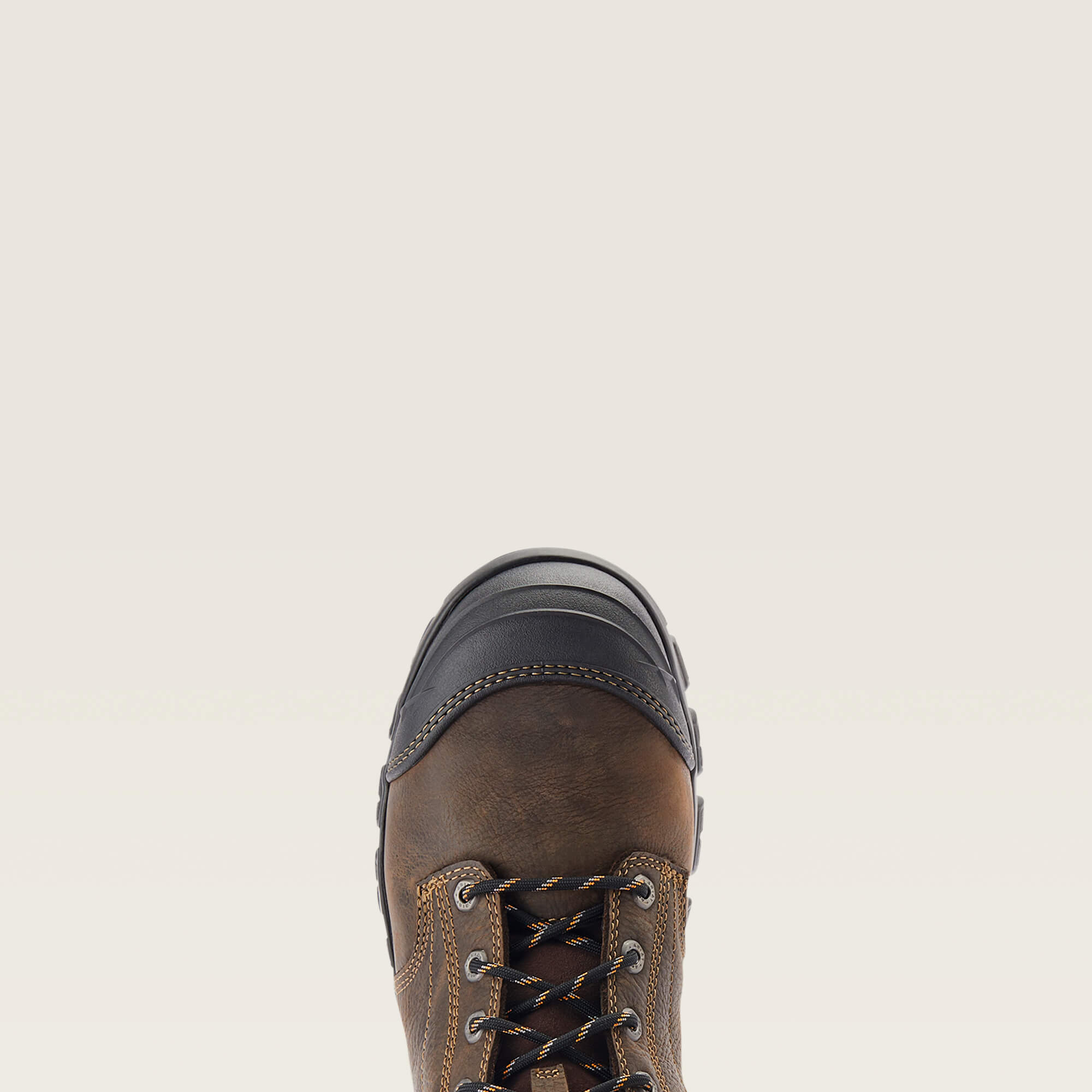 Treadfast 8" Waterproof Steel Toe Work Boot Toe - DARK BROWN