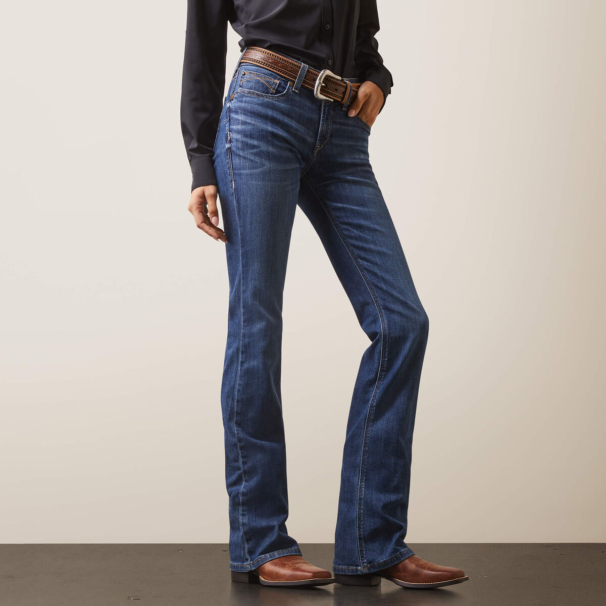 Perfect Rise Leila Boot Cut Jean - Irvine