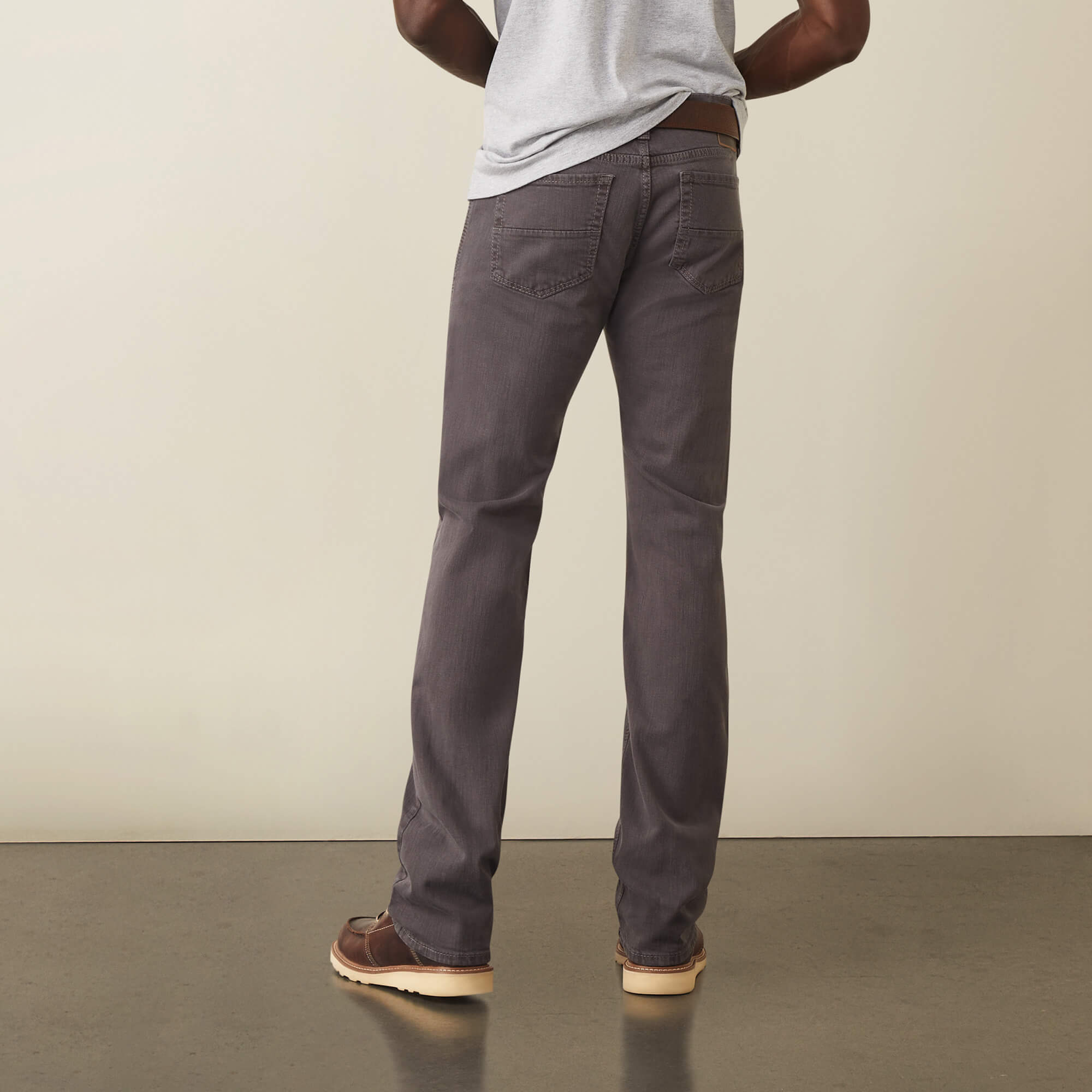 M7 Grizzly Straight Jean Back - CHARCOAL
