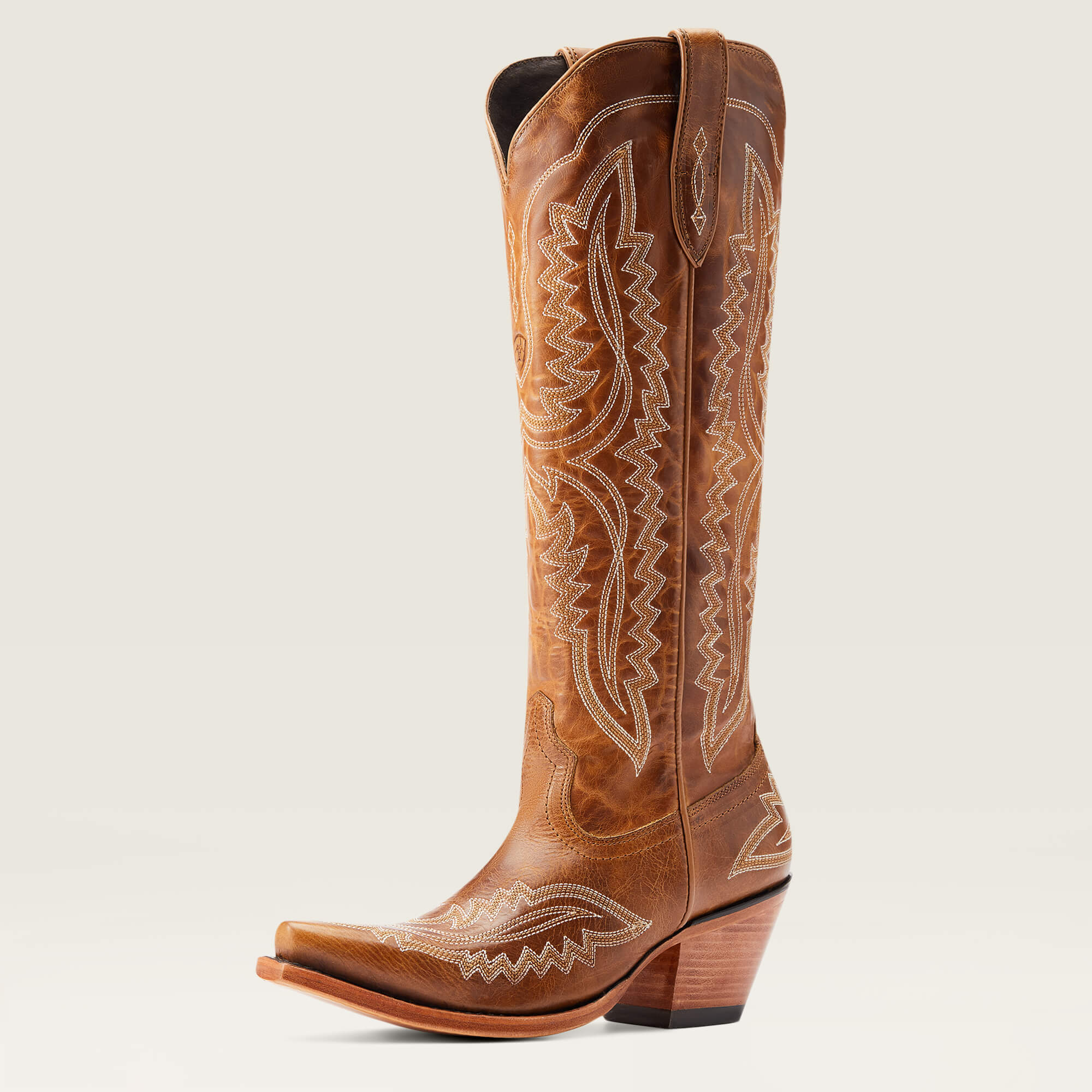 Casanova X Toe Western Boot 3-4 Front - SHADES OF GRAIN