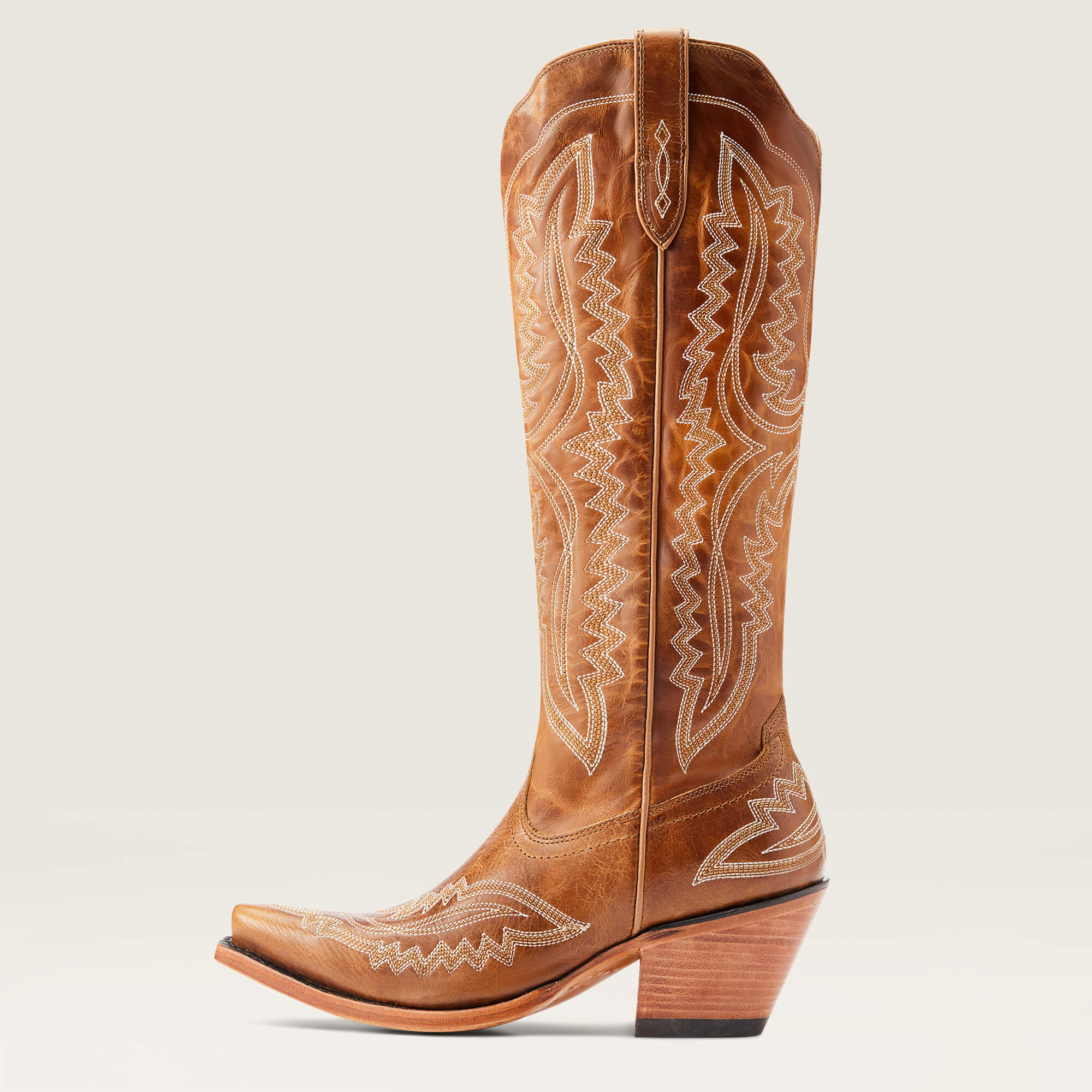Casanova X Toe Western Boot Side - SHADES OF GRAIN