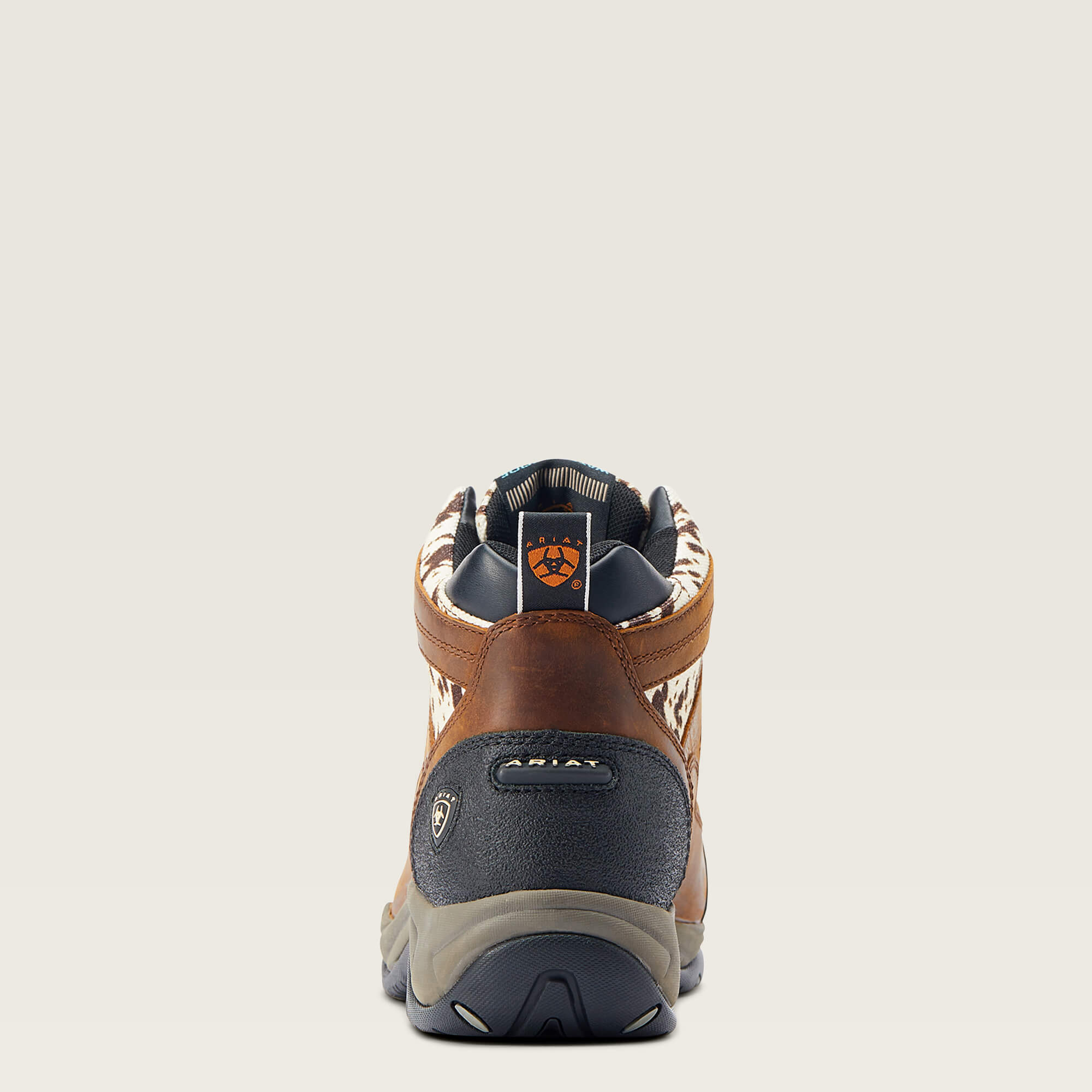 Terrain Waterproof Boot Heel - DISTRESSED BROWN/ SPECKLED COW PRINT