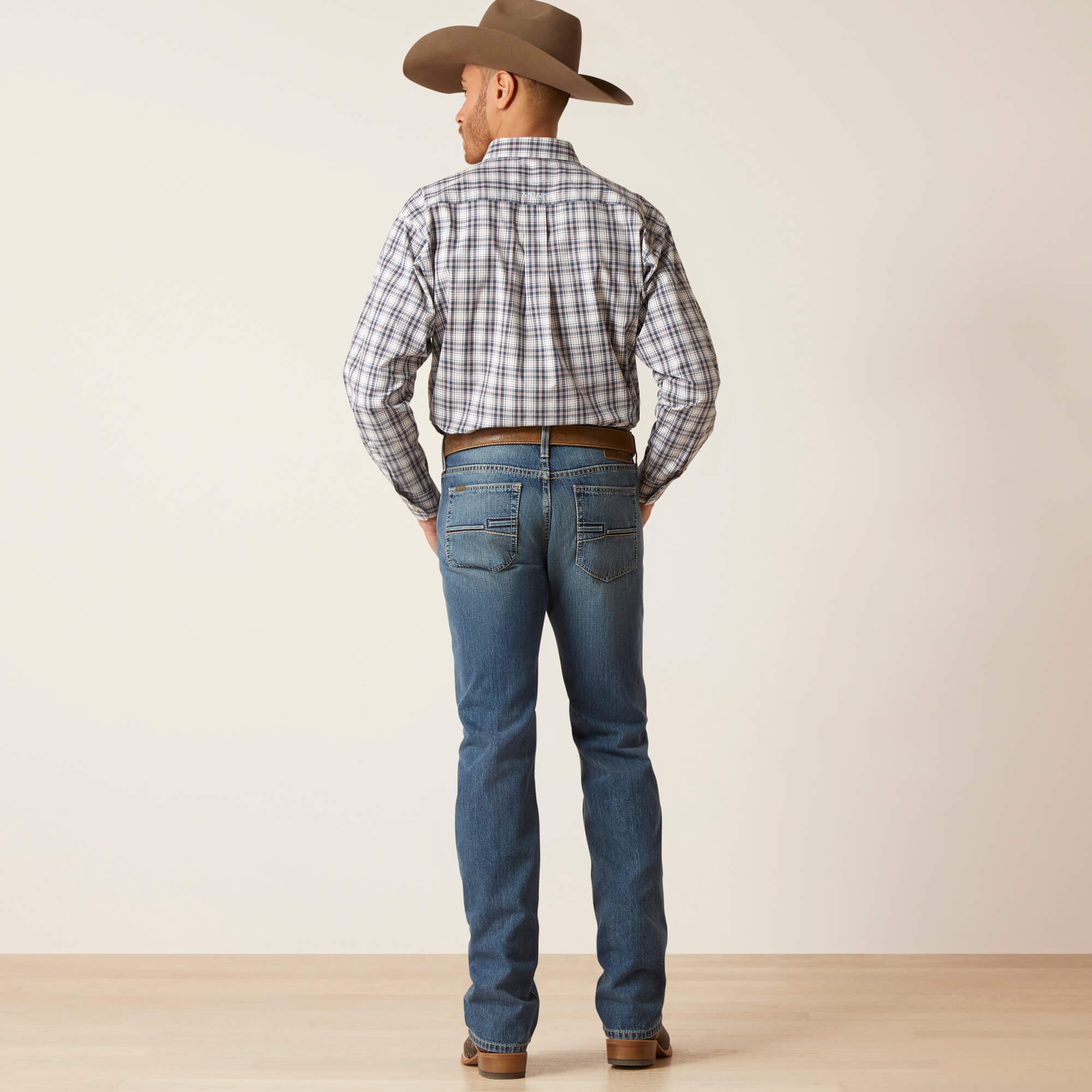 M7 Slim Ezra Straight Jean Back - BRIGHTON