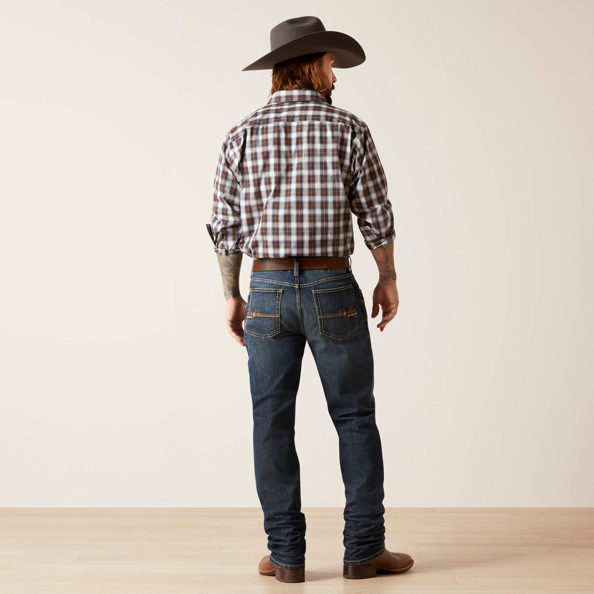 M4 Relaxed Derek Boot Cut Jean Back - ATLAS