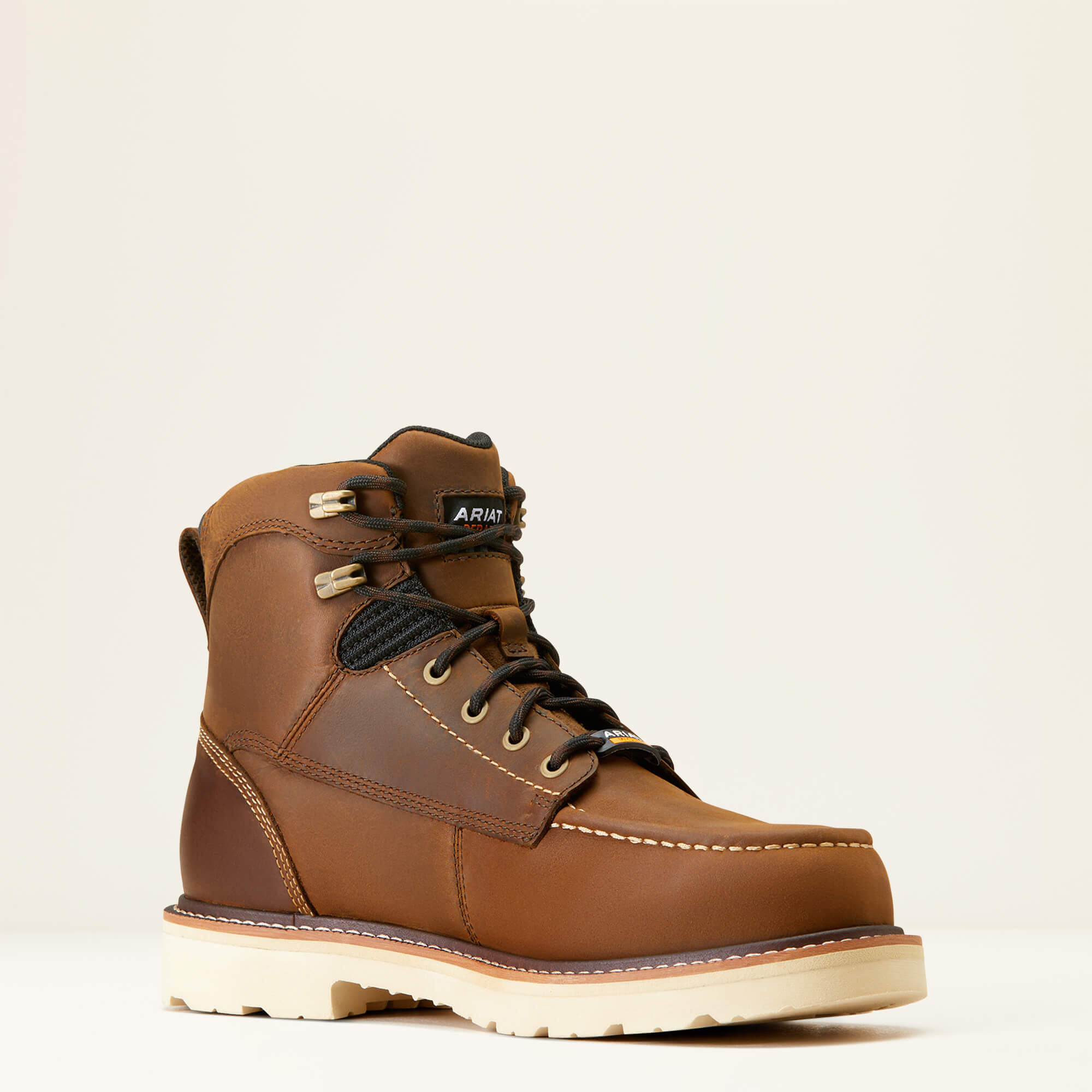 Rebar Lift 6" Waterproof Composite Toe Work Boot Medial - DISTRESSED BROWN