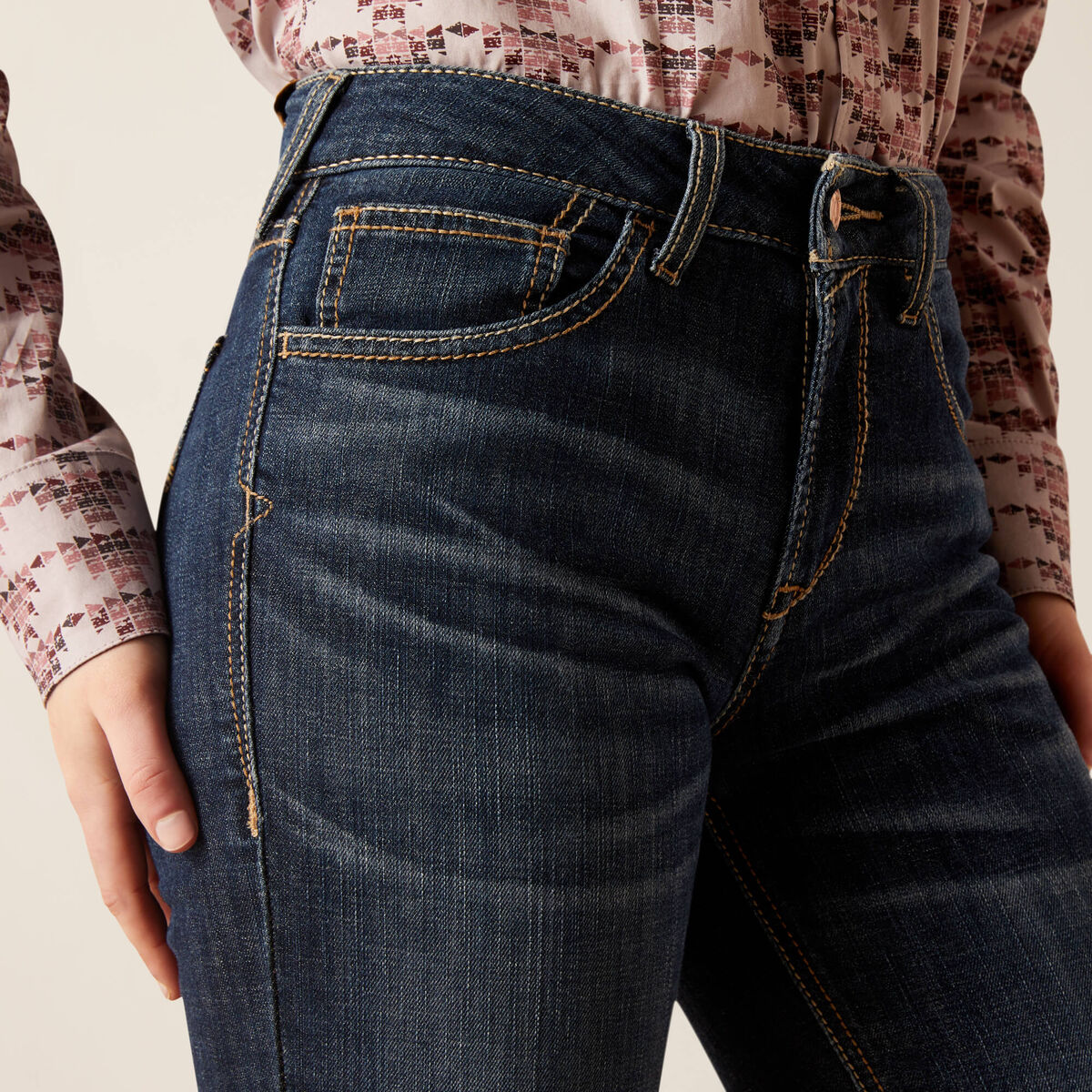 High Rise Naz Slim Trouser Jeans - Florida