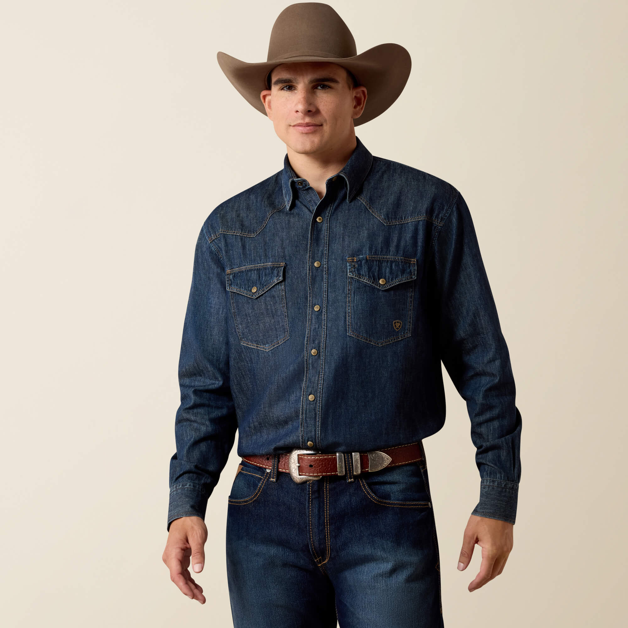 Classic Denim Shirt Front - BROADWAY