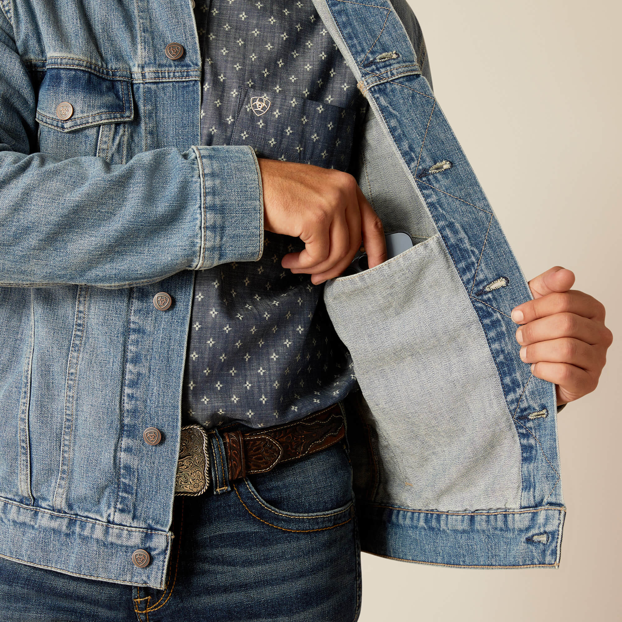 Denim Trucker Jacket 01 - ROBY