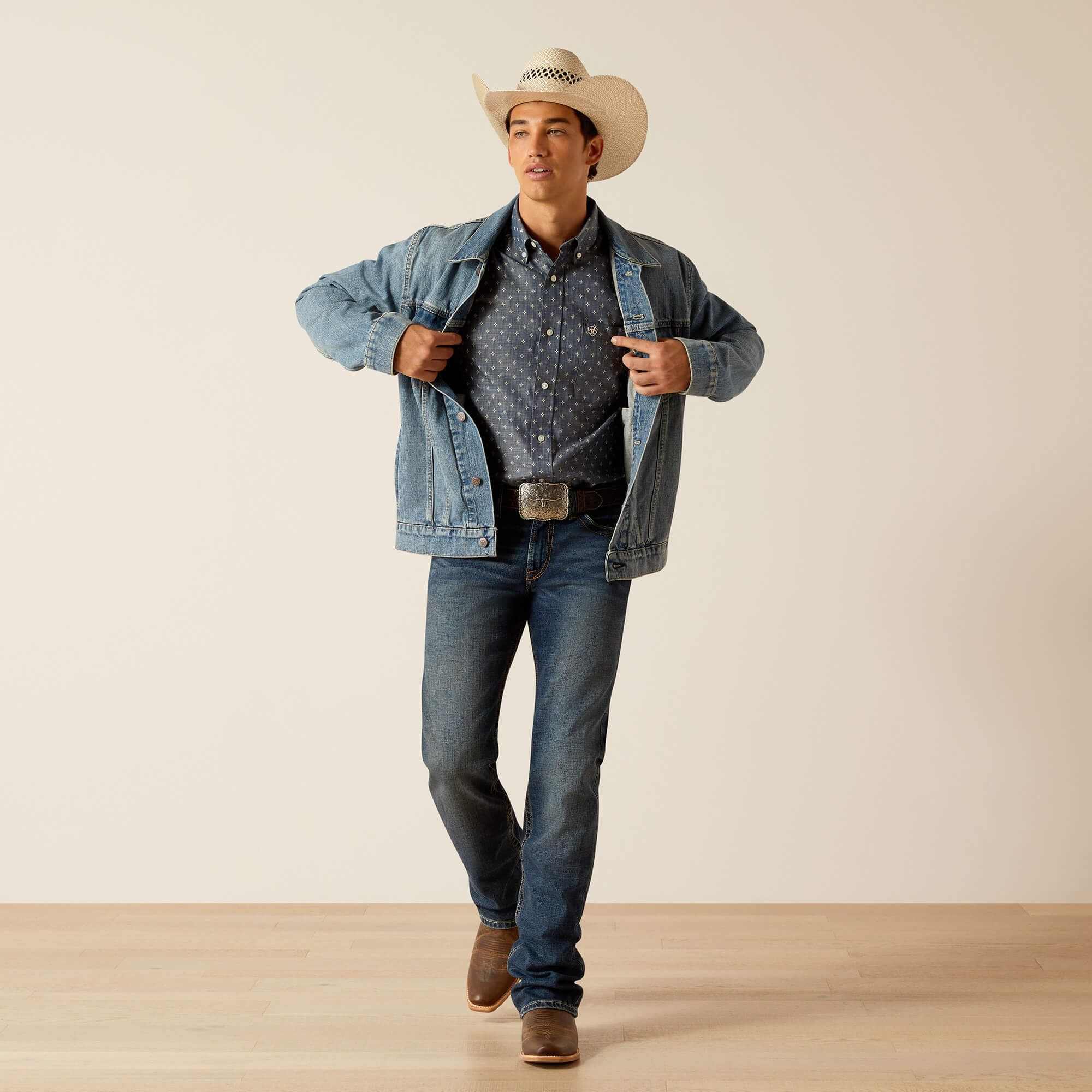 Denim Trucker Jacket Full - ROBY