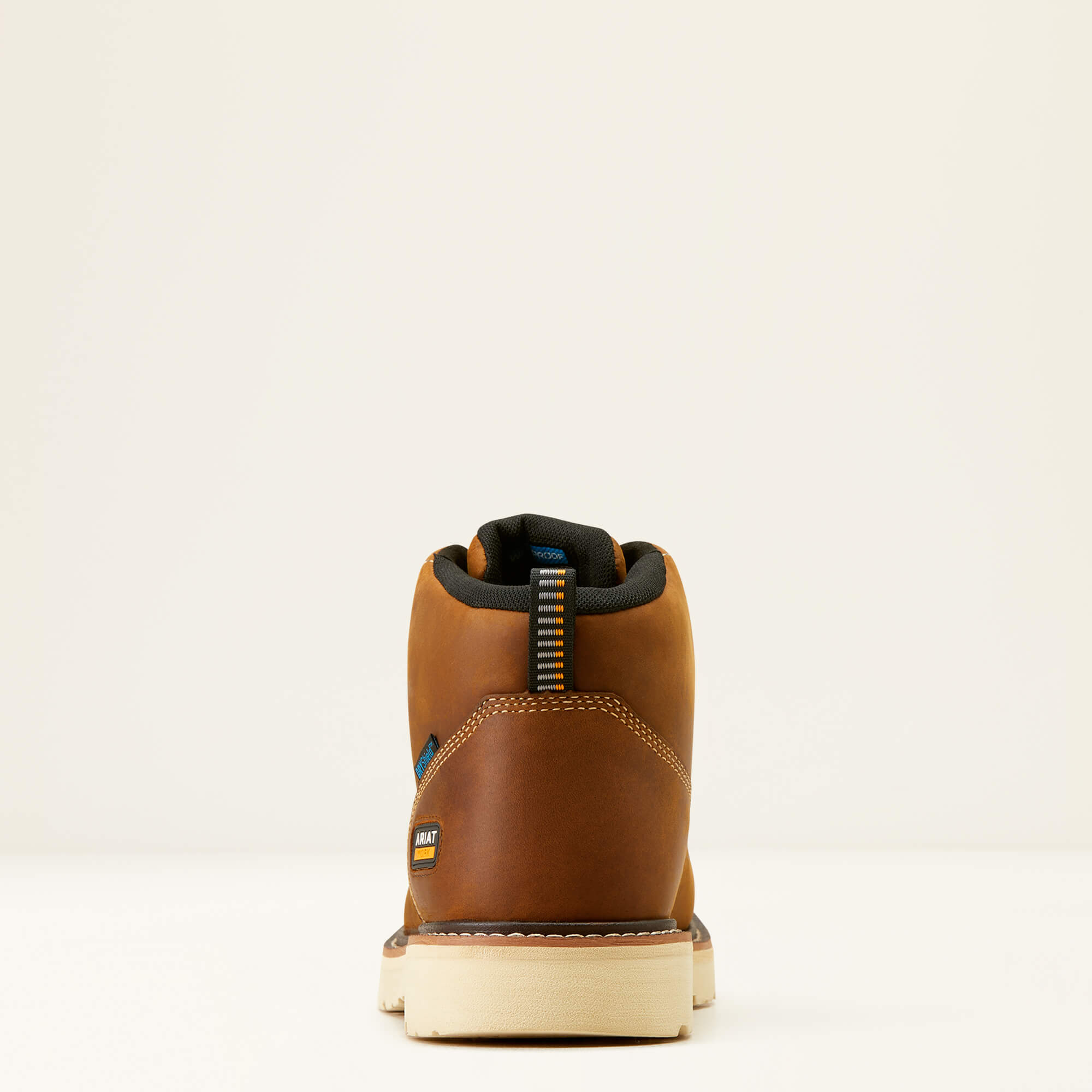 Rebar Lift Chukka Waterproof Work Boot Heel - DISTRESSED BROWN
