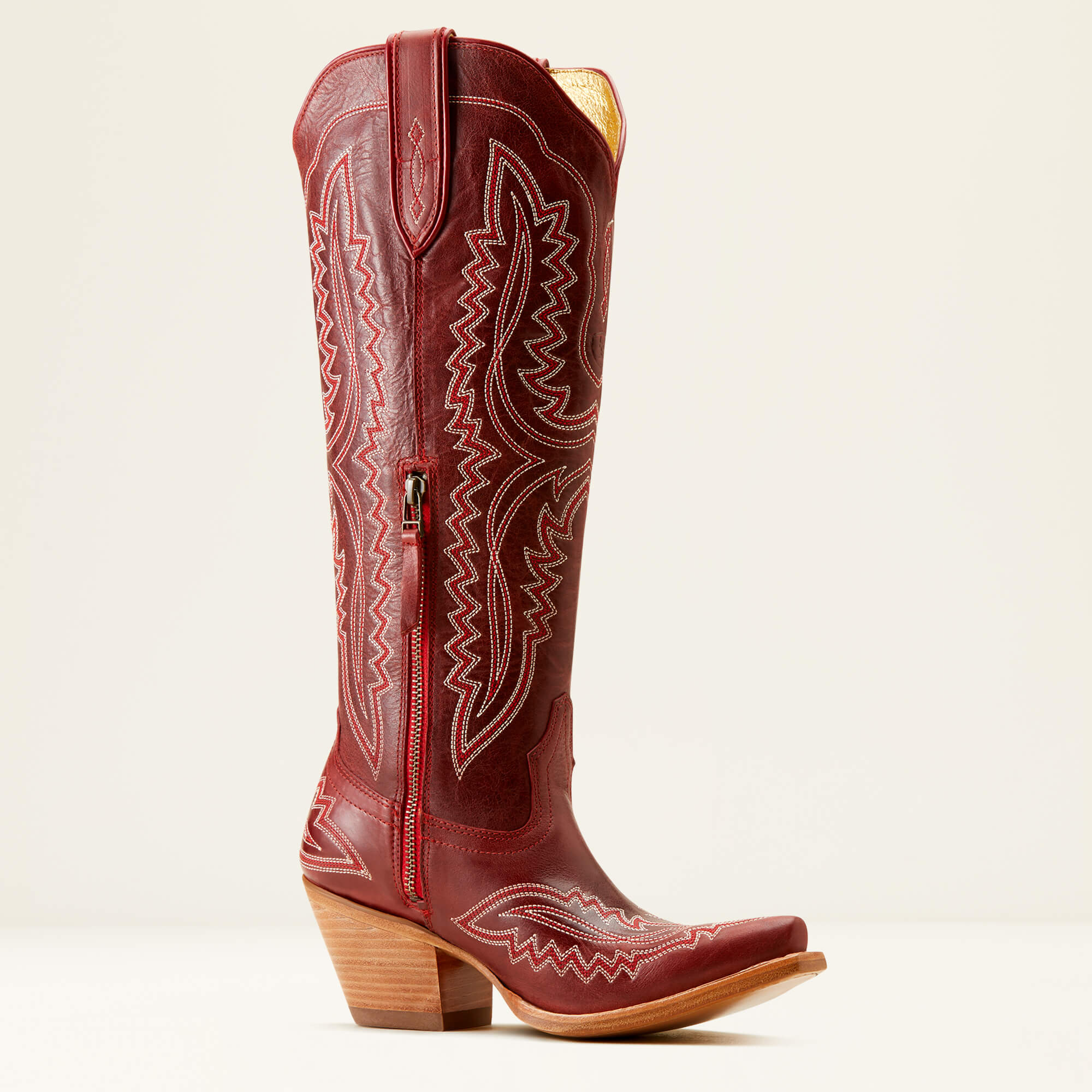 Casanova X Toe Western Boot Medial - RED ALERT