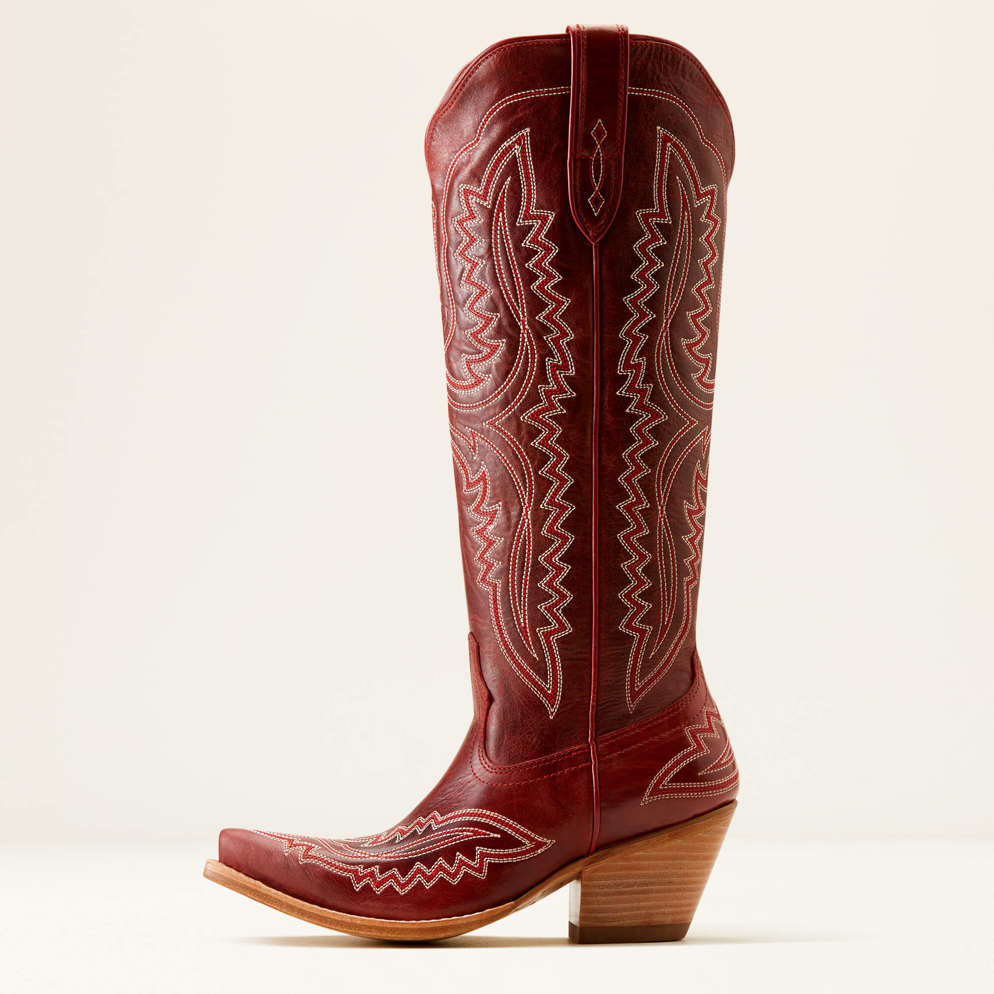 Casanova X Toe Western Boot Side - RED ALERT