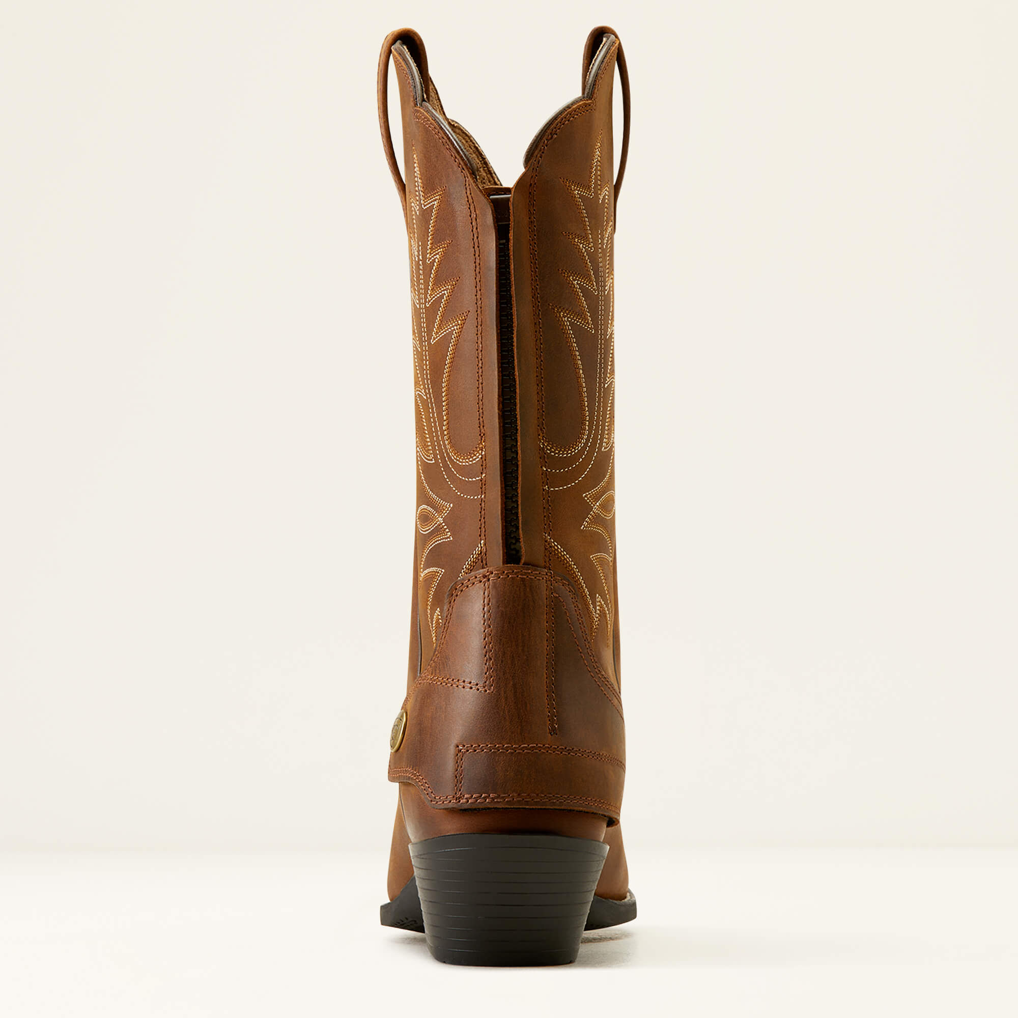 Heritage R Toe EZ Zip Western Boot Heel - DISTRESSED BROWN